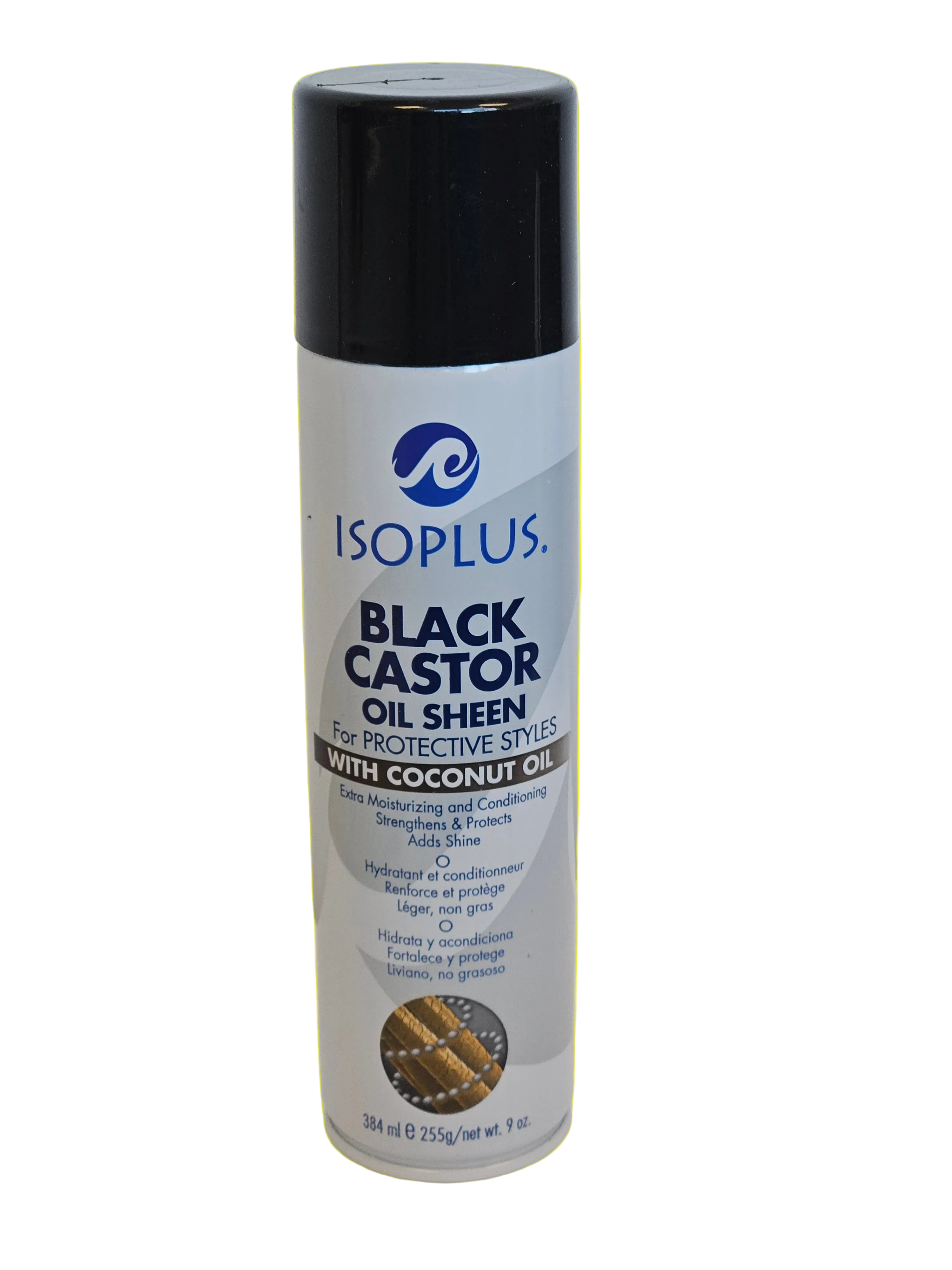 ISOPLU. Black Castor Oil Sheen For Protection Styles