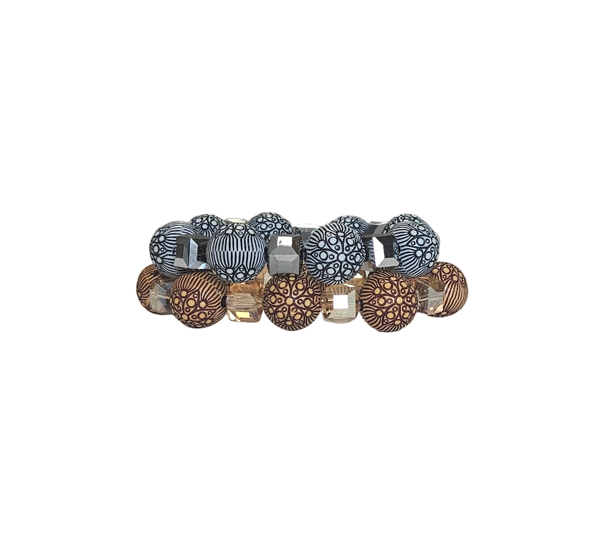 Handmade African beads[Two piece]