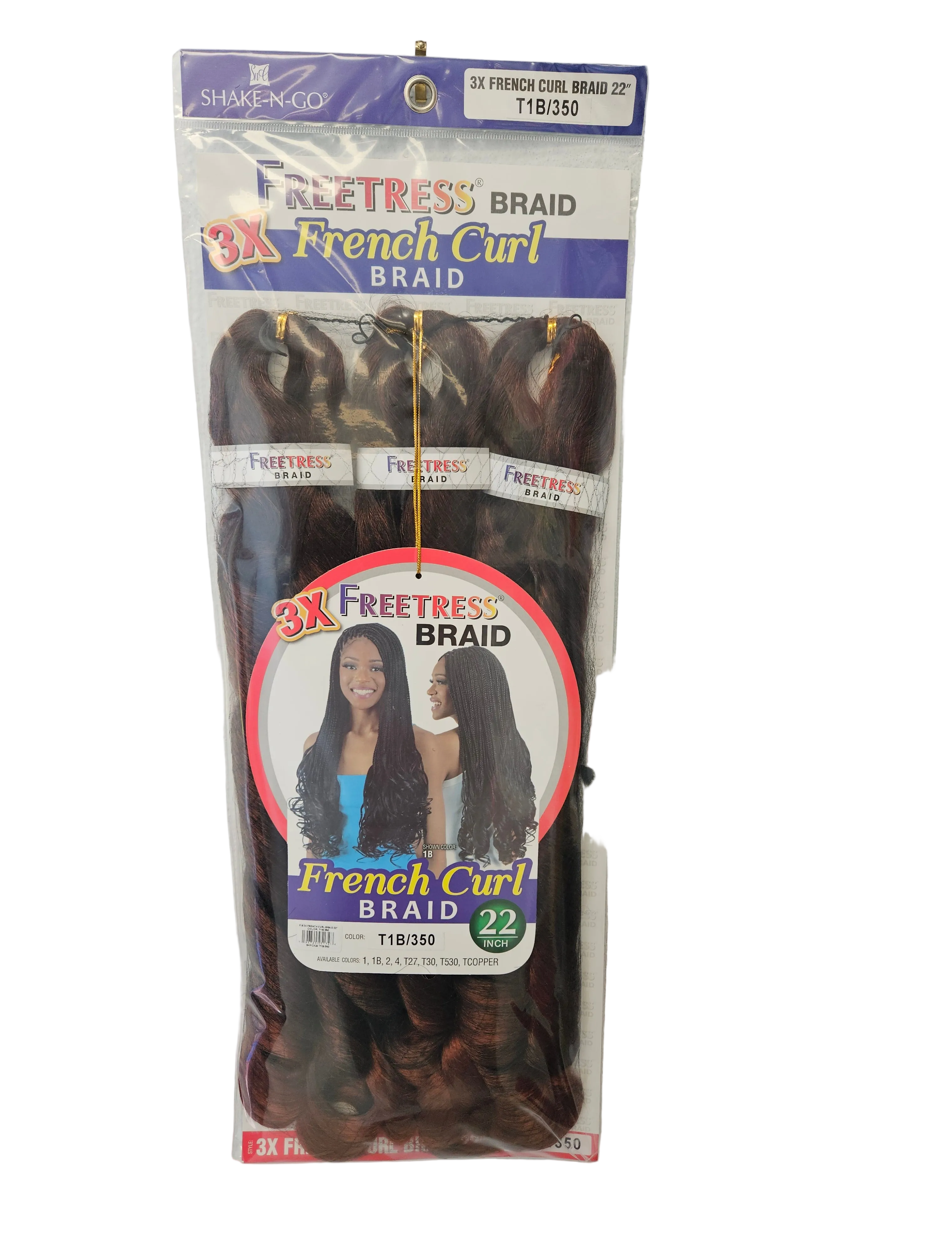 SHAKE-N-GO Freetress Braid 3X French Curl
