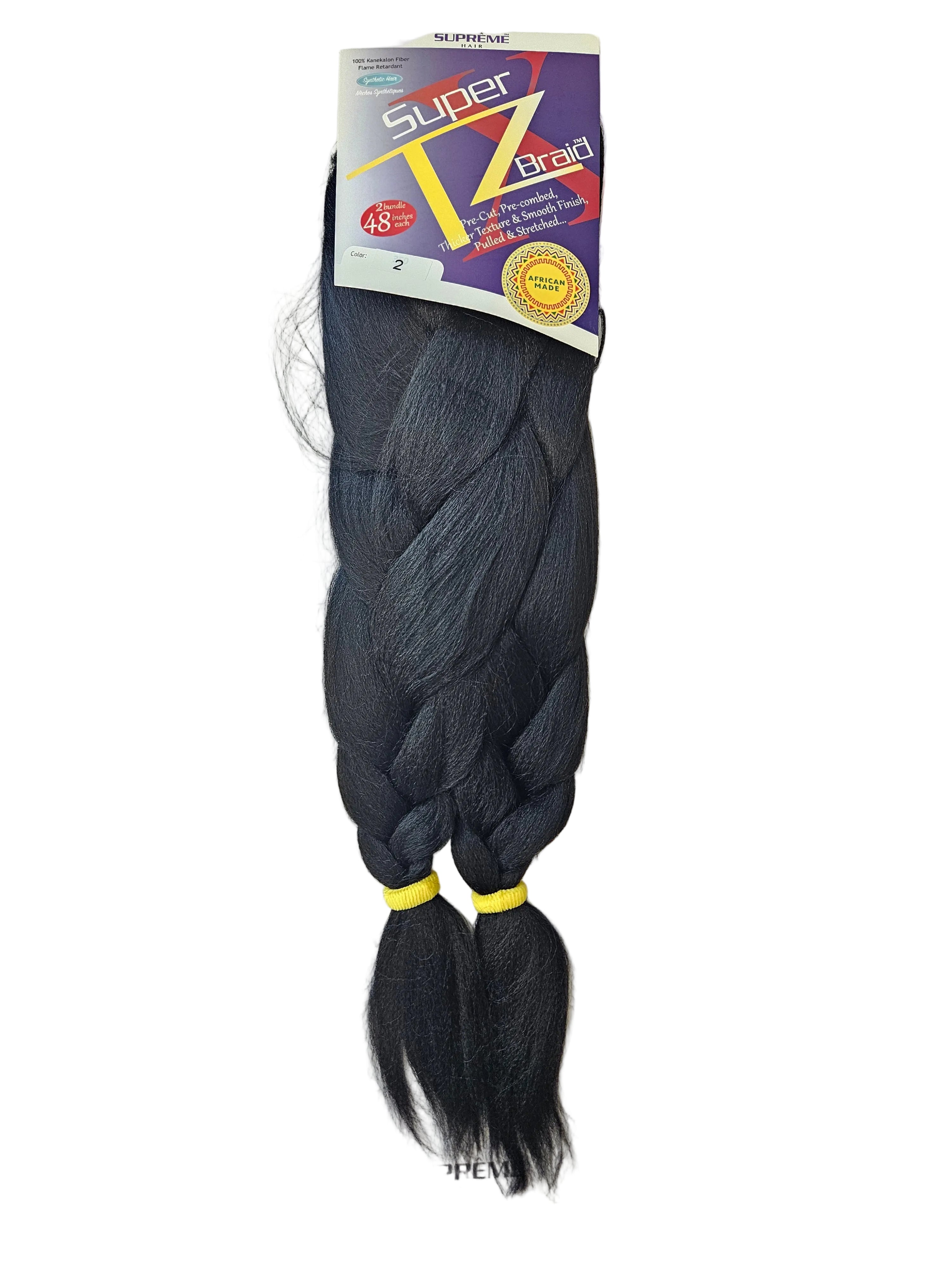 Supreme Hair Super X TZ Braid - 2 Bundles (48")