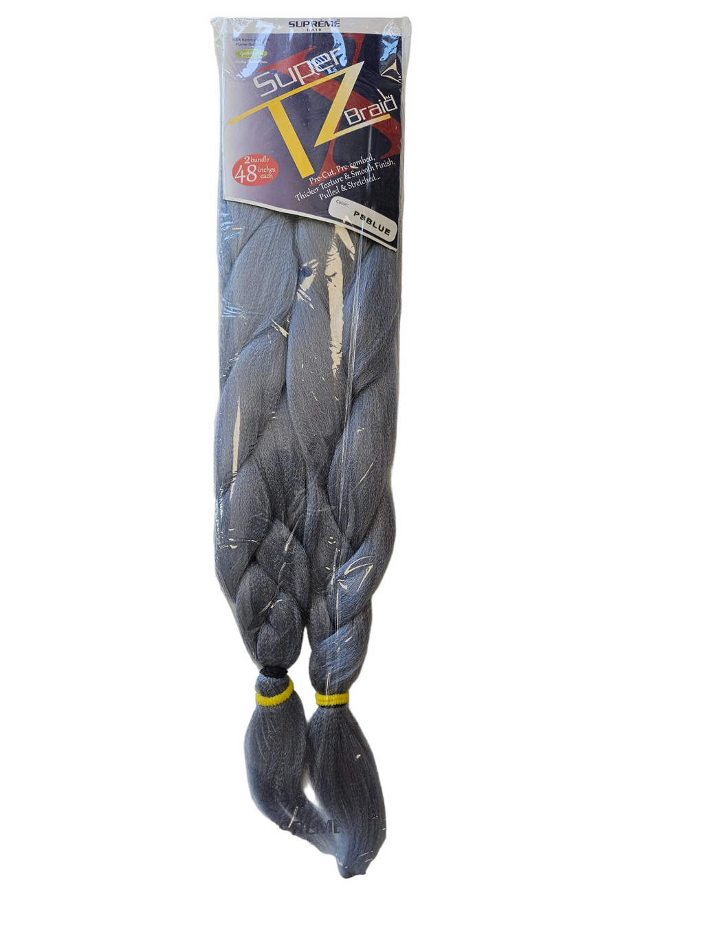 Supreme Hair Super X TZ Braid - 2 Bundles (48")Color Psblue