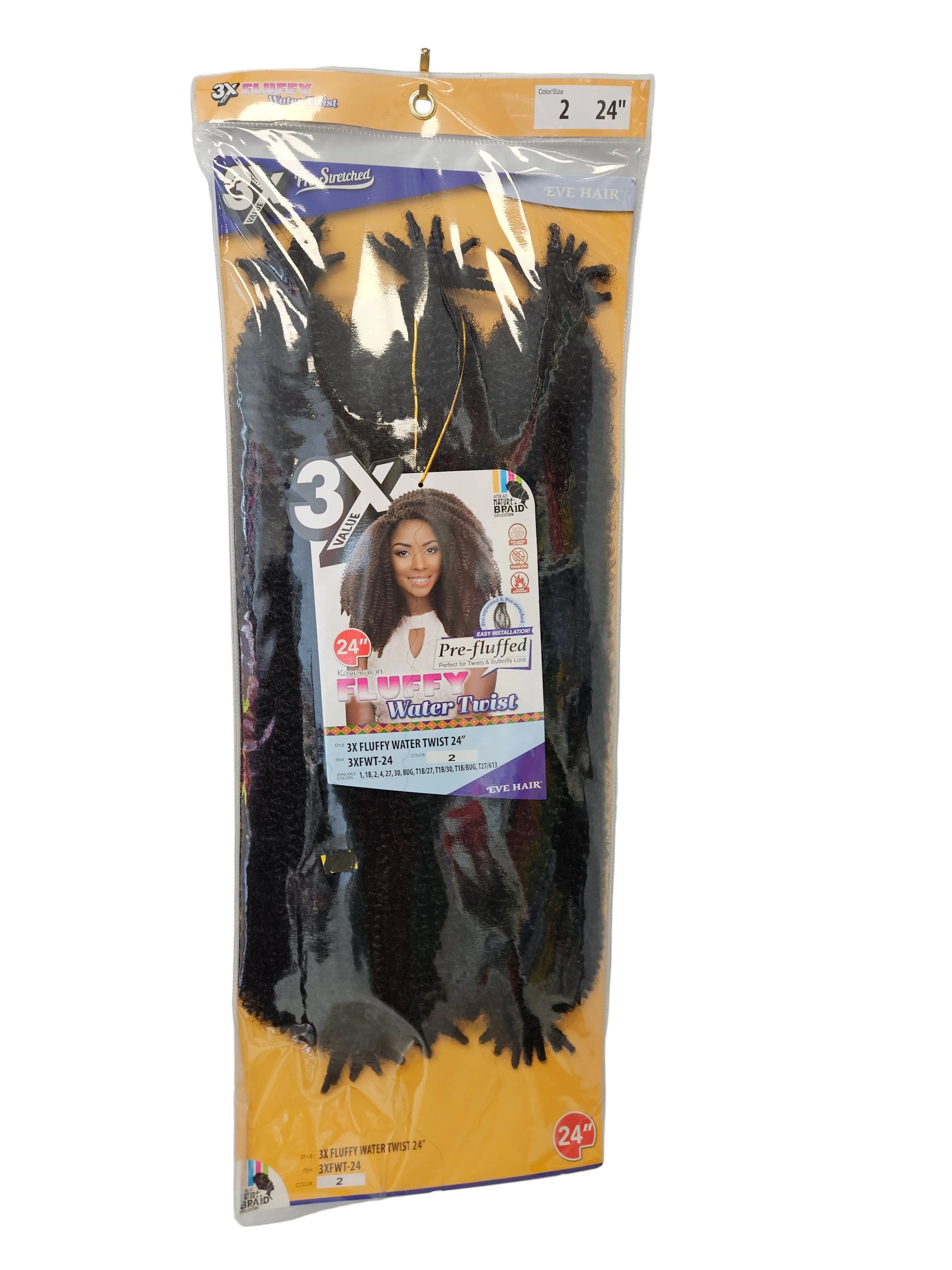 3X VALUE FLUFFY Water Twist Pre-Fluffed