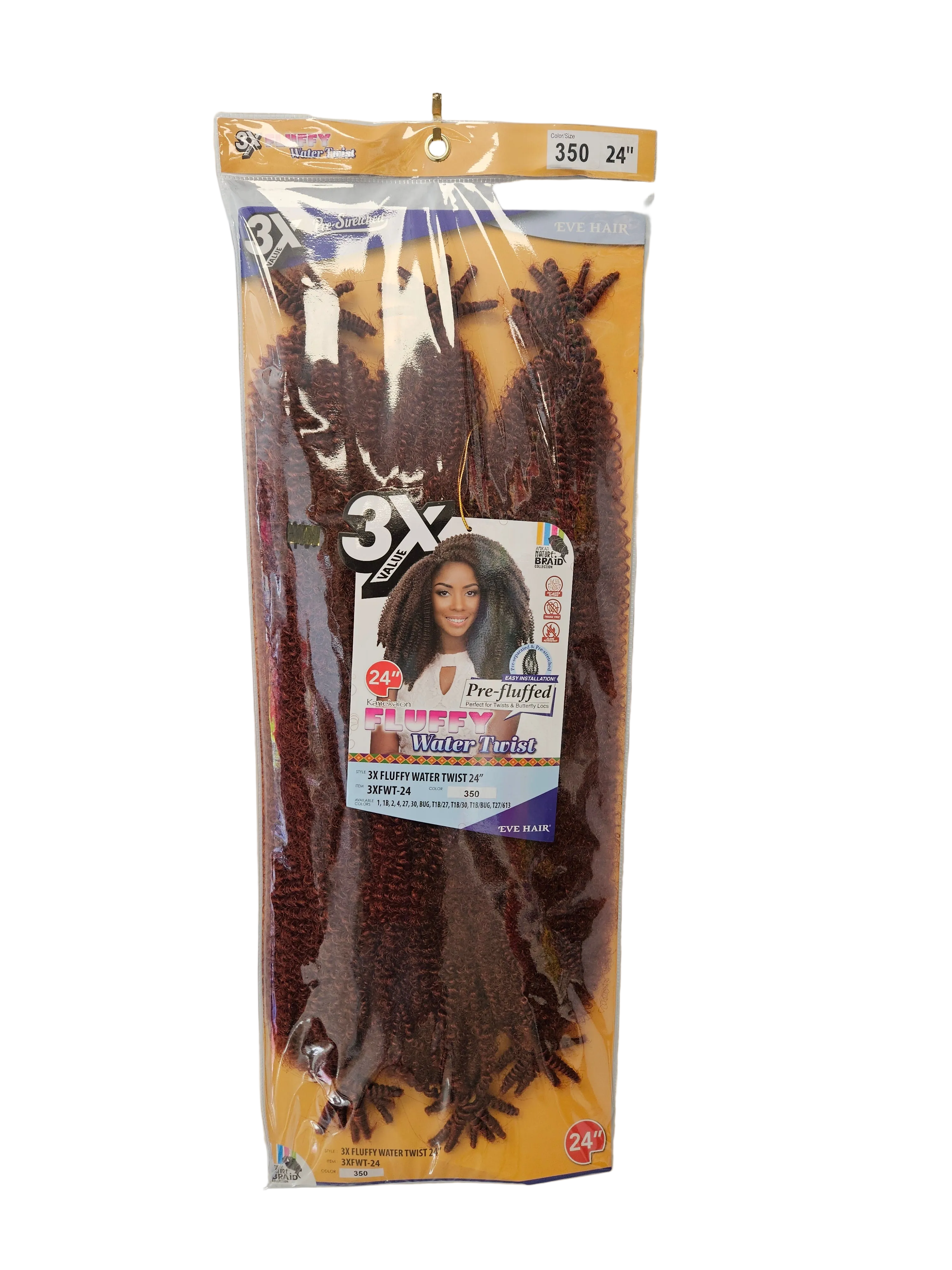 3X VALUE FLUFFY Water Twist Pre-Fluffed