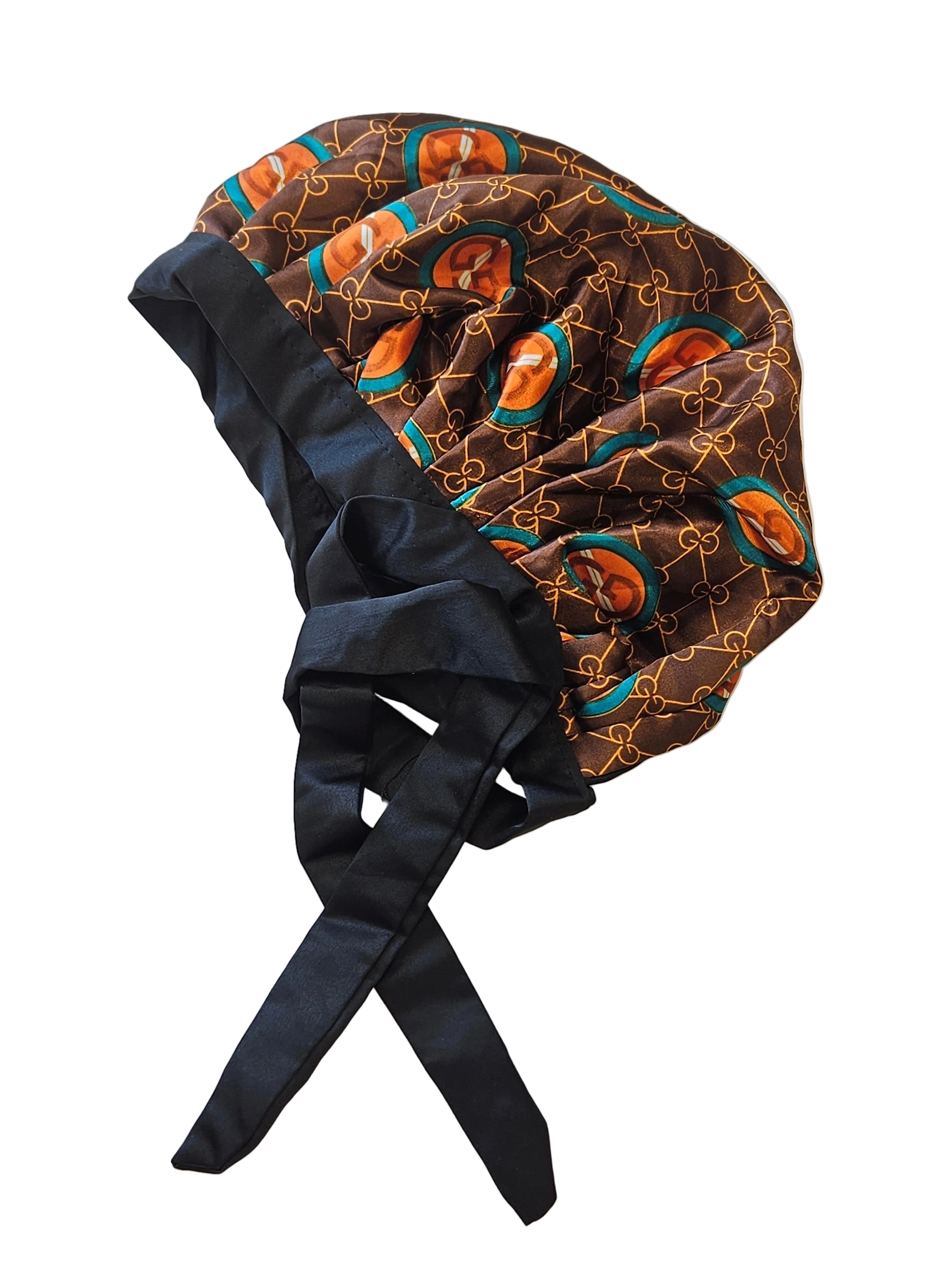 Premium Double-Layer Satin Hair Bonnet for Sleeping Large Size.