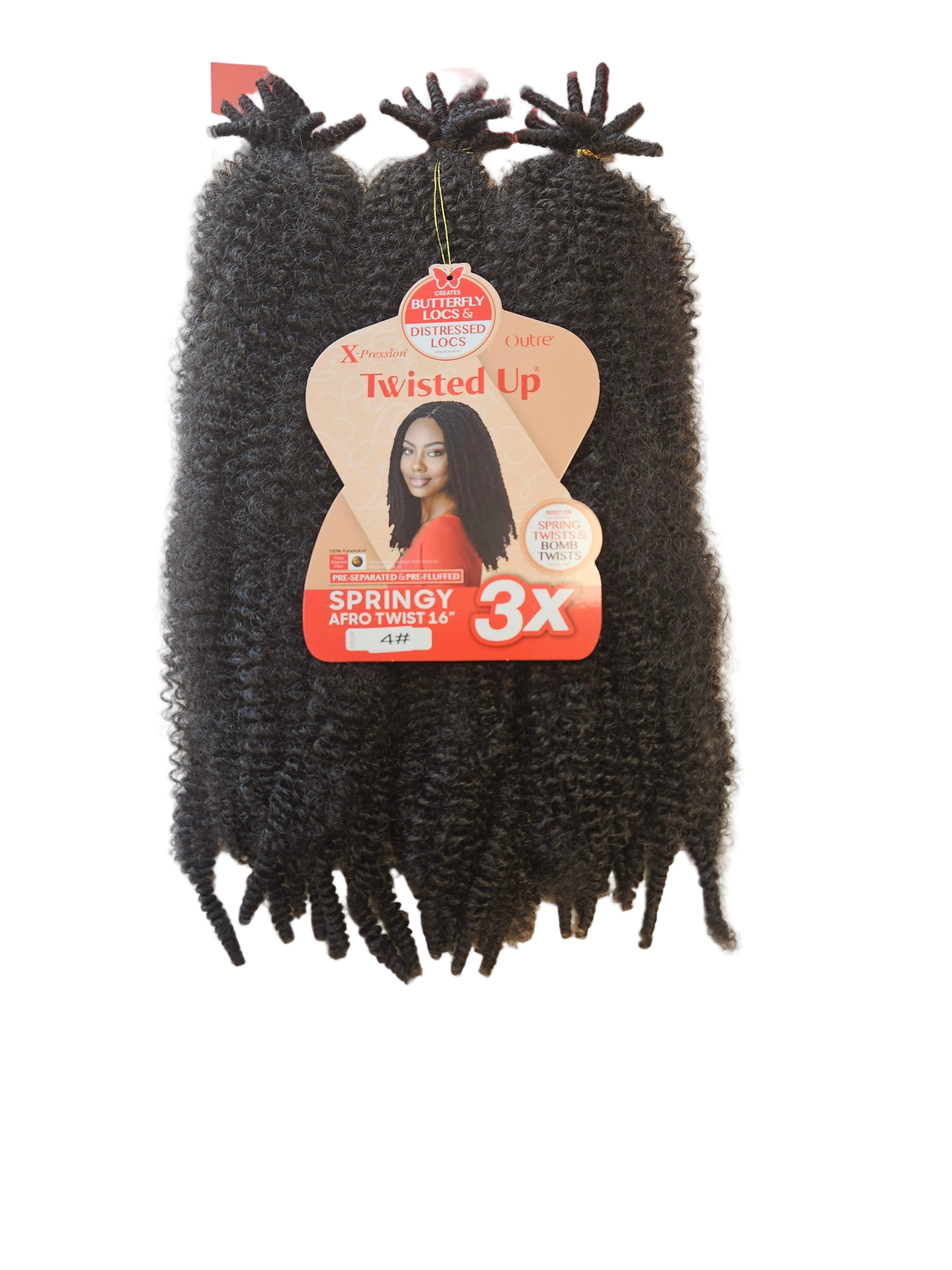 Outre Butterfly Locs &Distressed Locs Twisted UP
