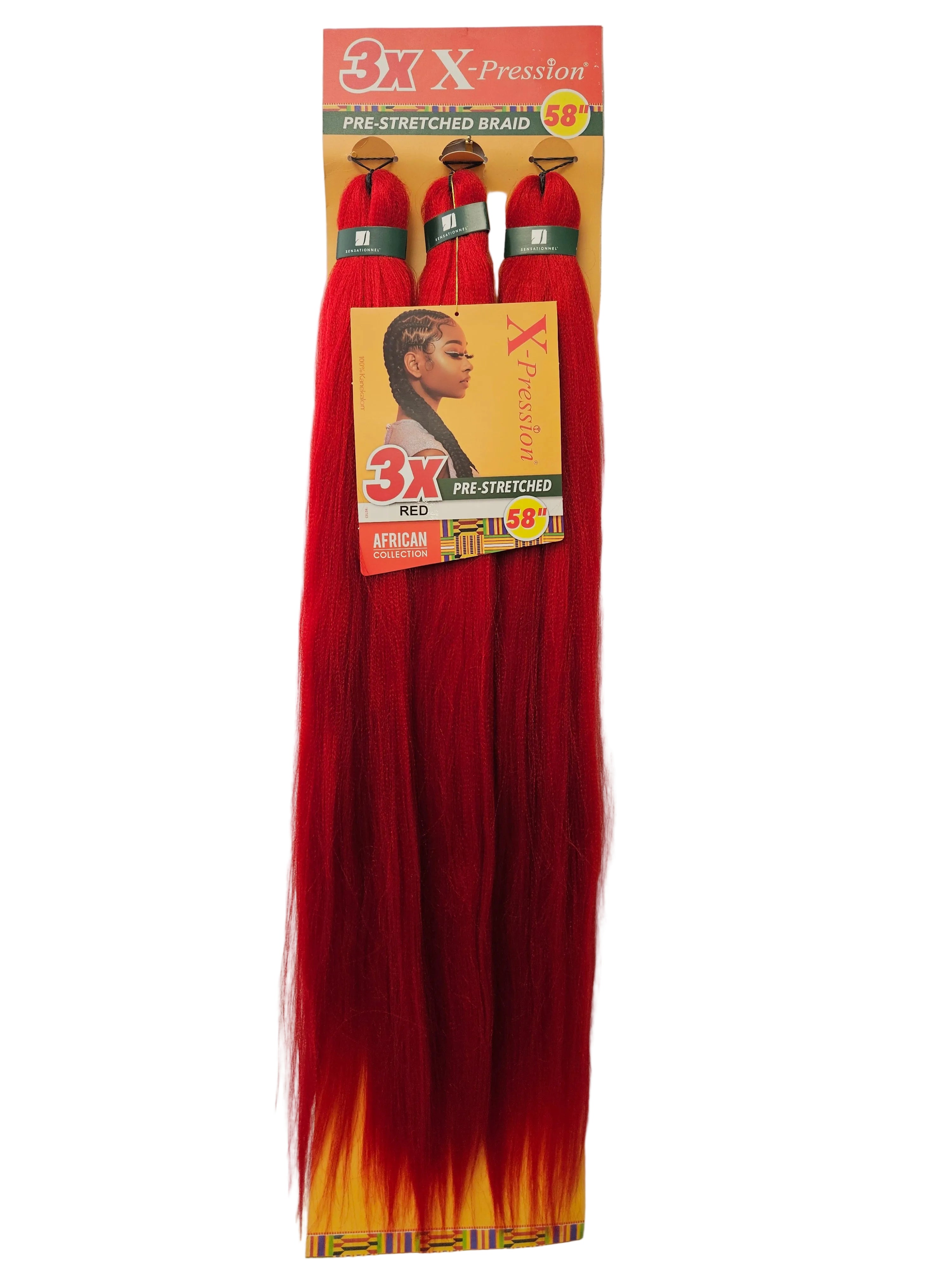 3X X-pression Pre-Stretched Braid 58''