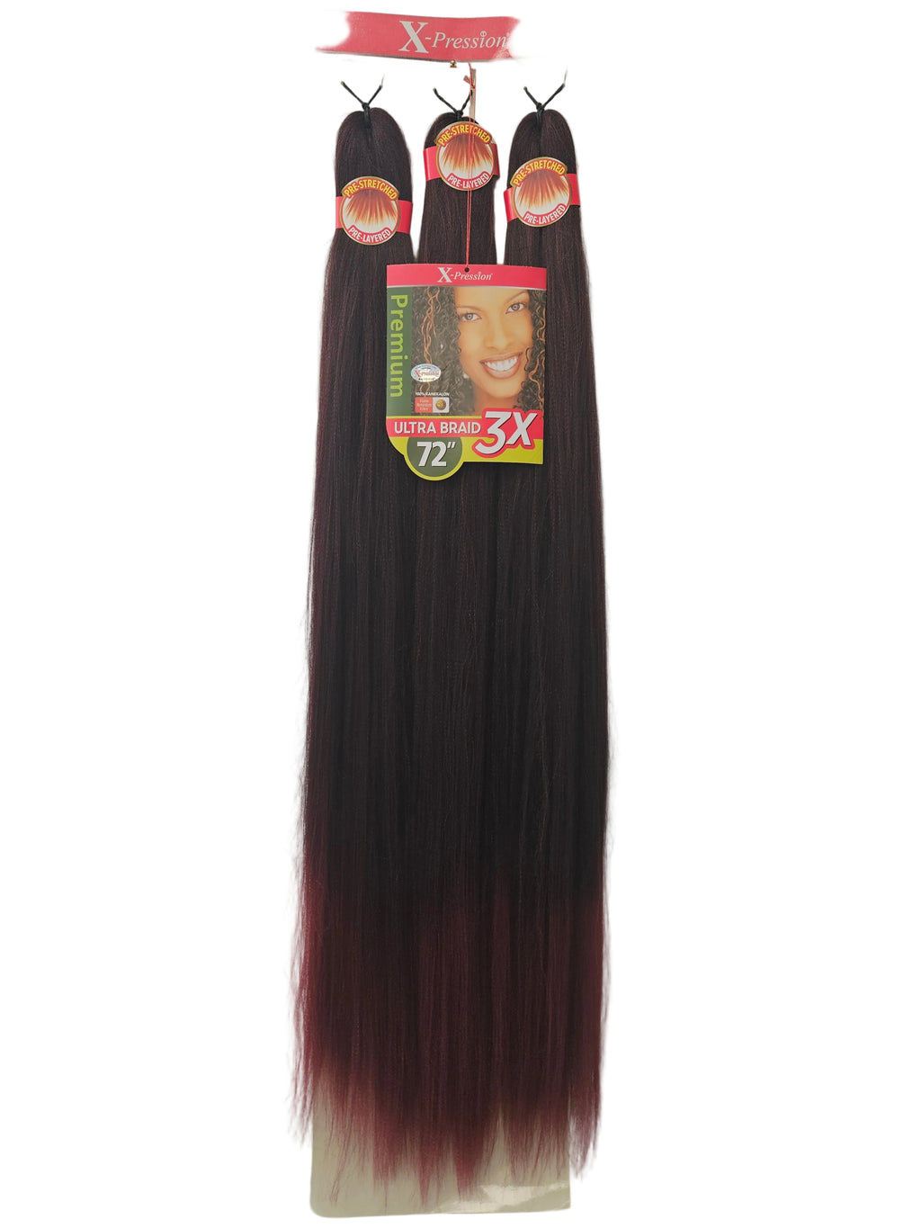 Outre Braids: X-pression Kanekalon 3X Pre Stretched Ultra Braids 72''