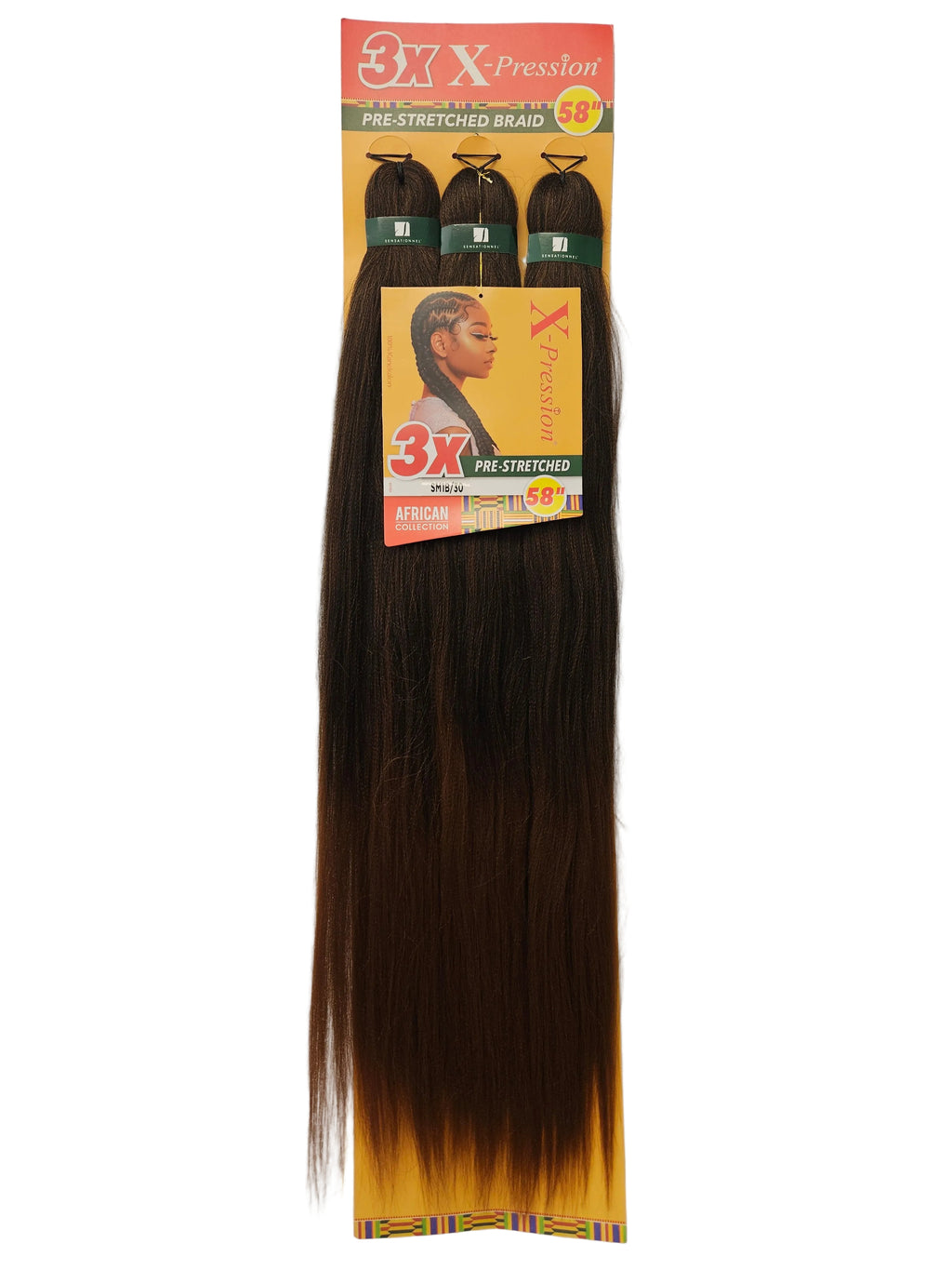3X X-pression Pre-Stretched Braid 58''