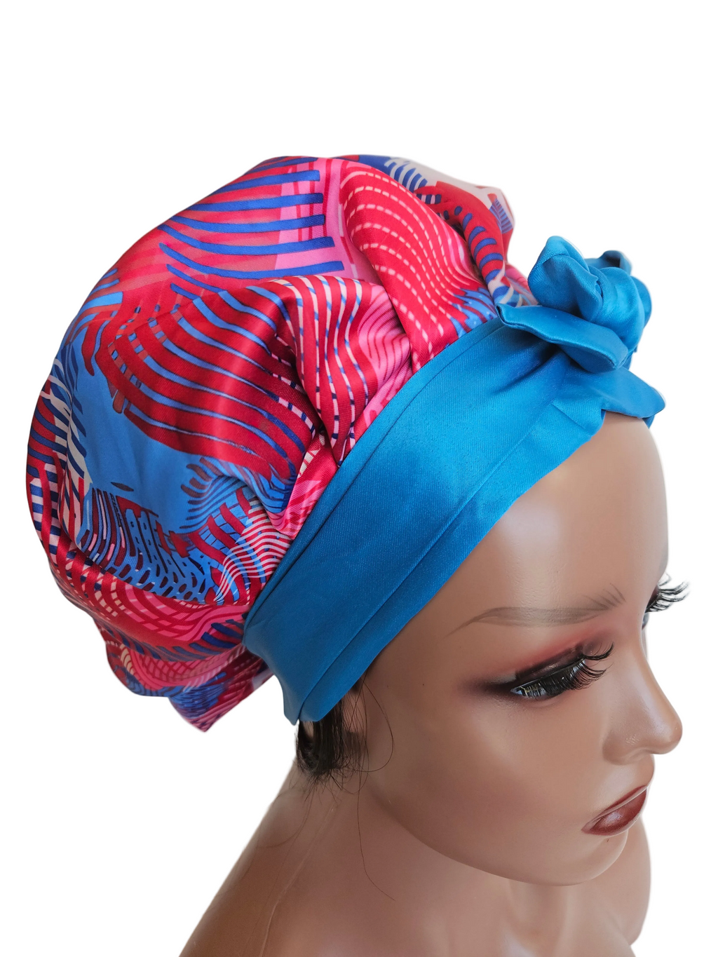 Premium Double-Layer Satin Hair Bonnet for Sleeping Large Size.