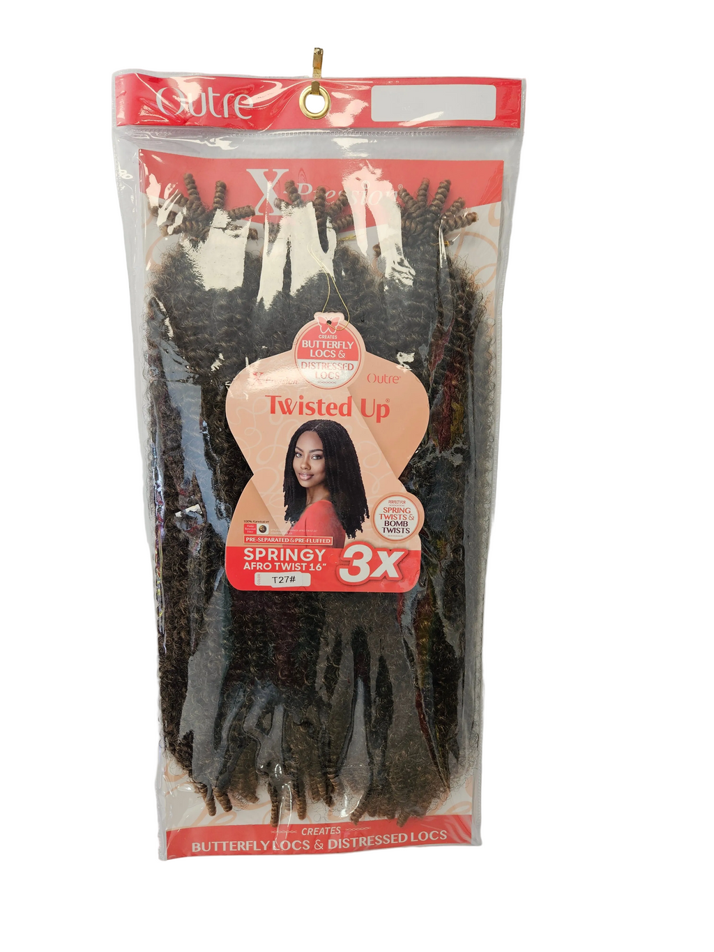 Outre Butterfly Locs &Distressed Locs Twisted UP