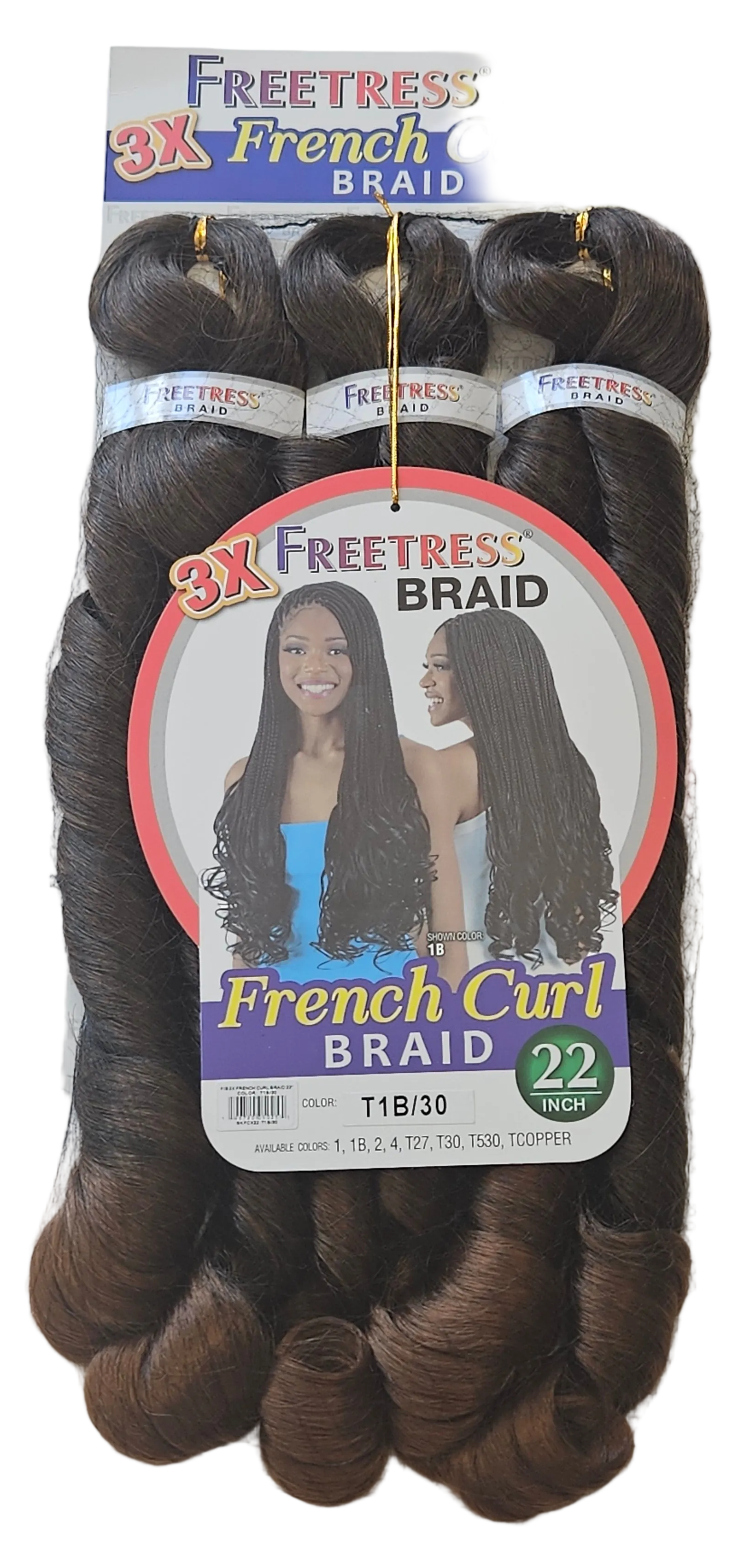 SHAKE-N-GO Freetress Braid 3X French Curl