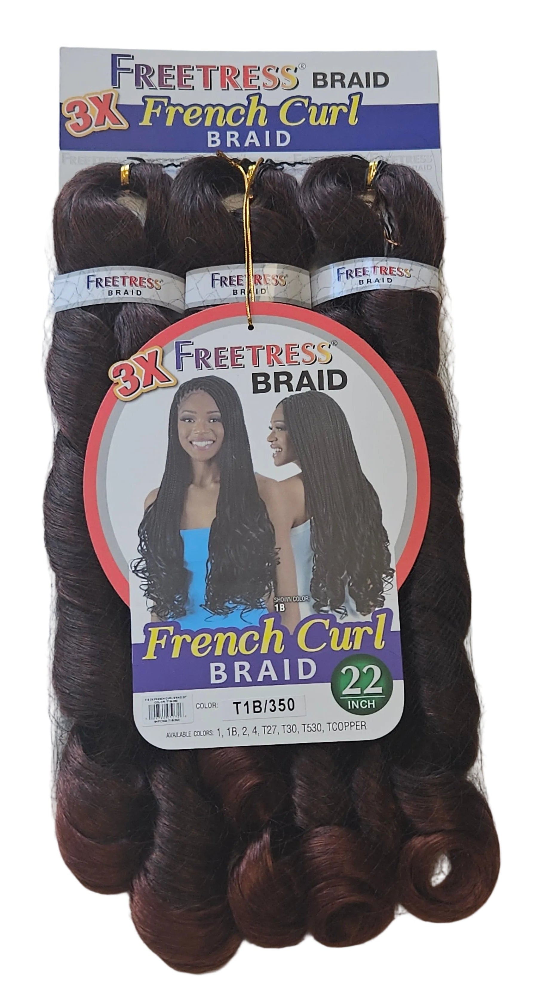 SHAKE-N-GO Freetress Braid 3X French Curl