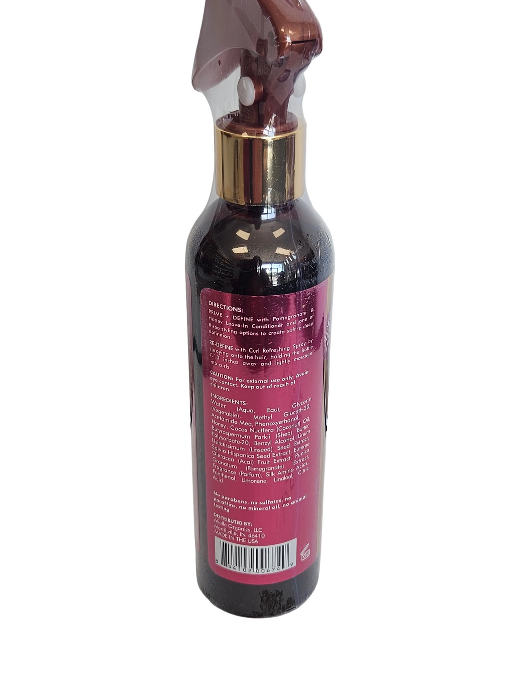 MIELLE POMEGRANATE &HONEY CURL REFRESHING SPRAY.