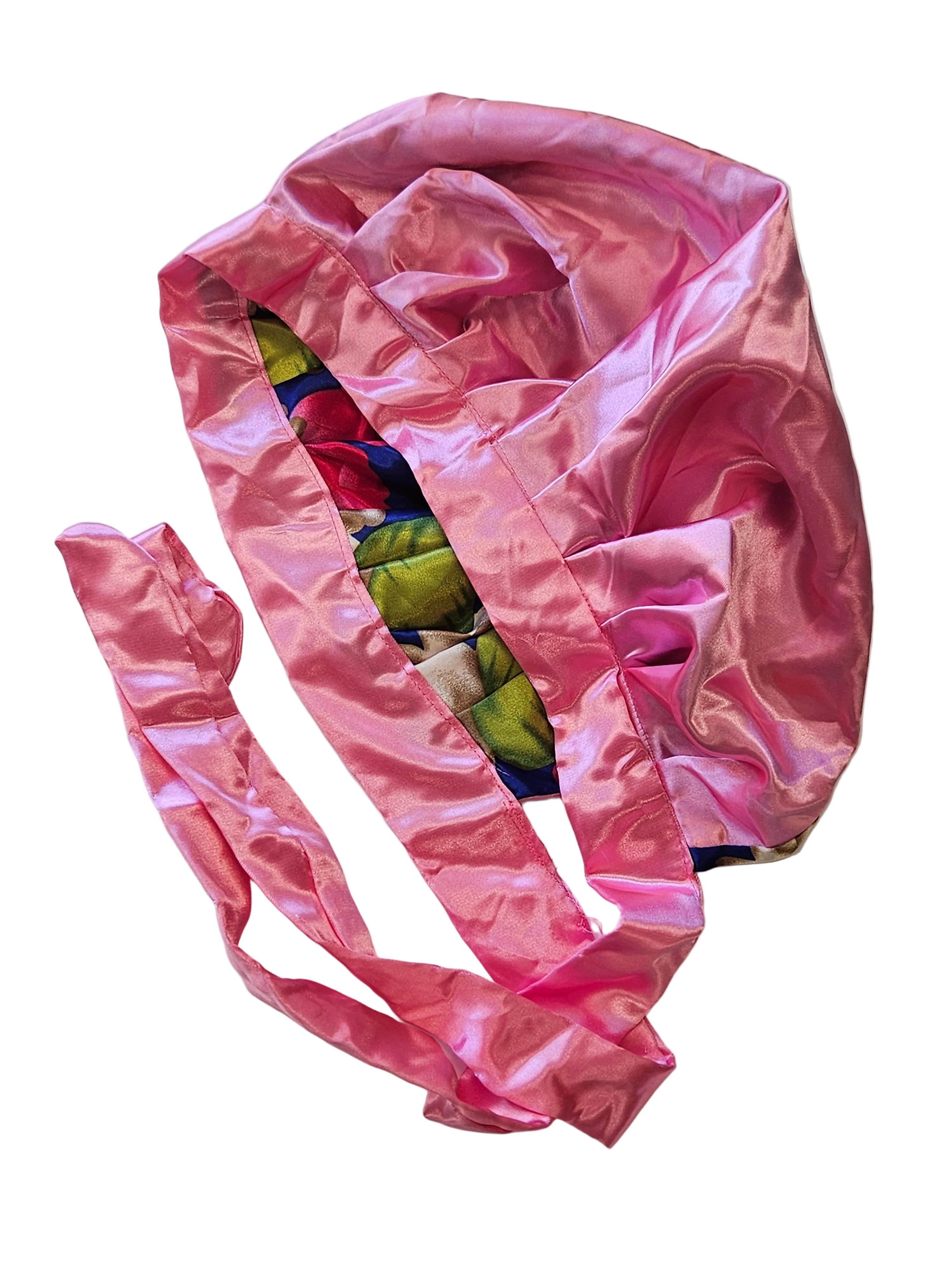 Premium Double-Layer Satin Hair Bonnet for Sleeping Large Size.