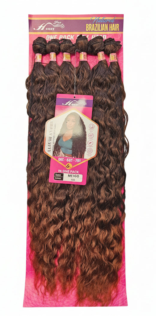 Natural Brazilian Hair 60'' 65'' 70''