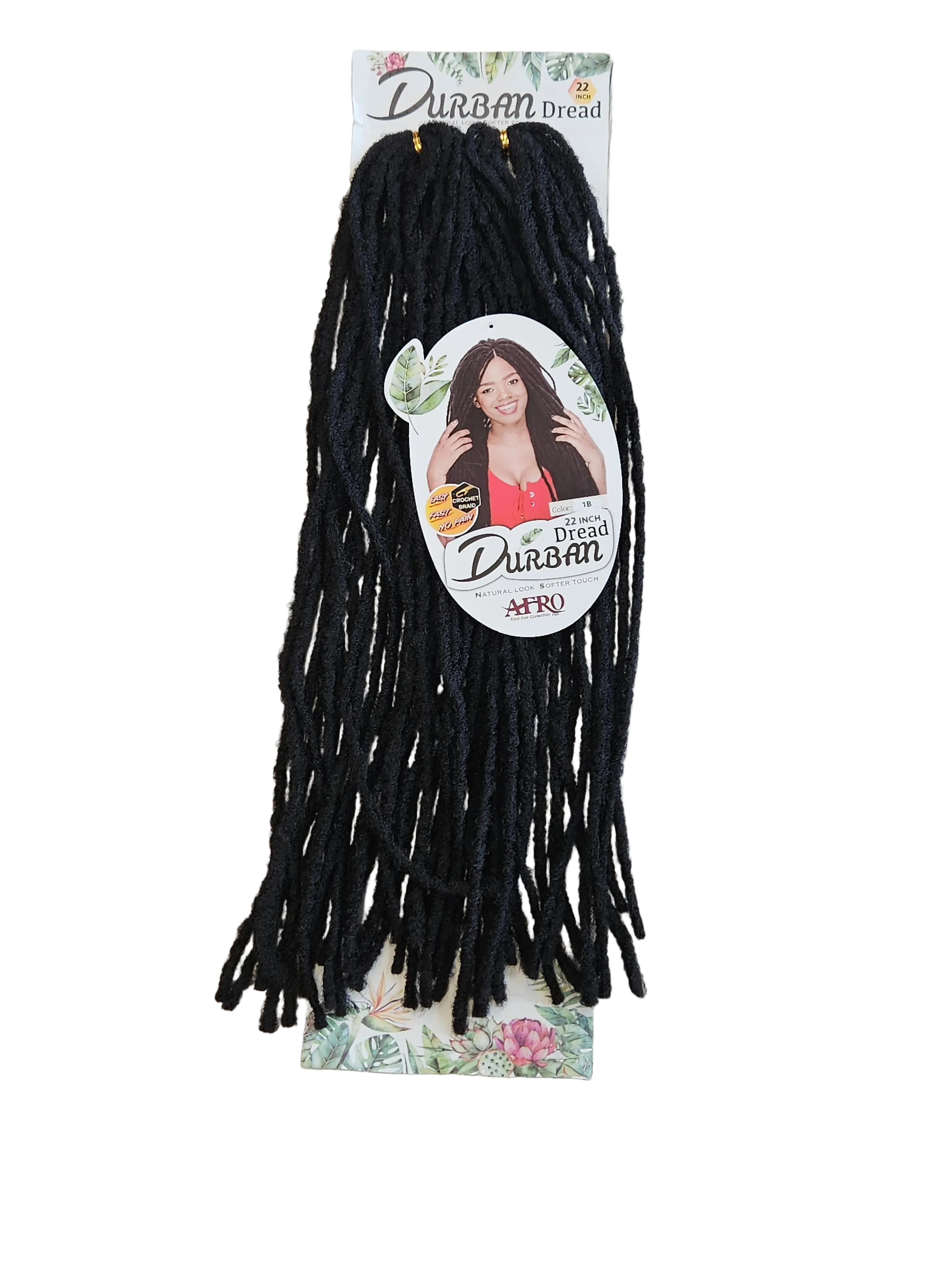 DURBAN Dread NATURAL LOOK SOFTER  TOUCH 22"