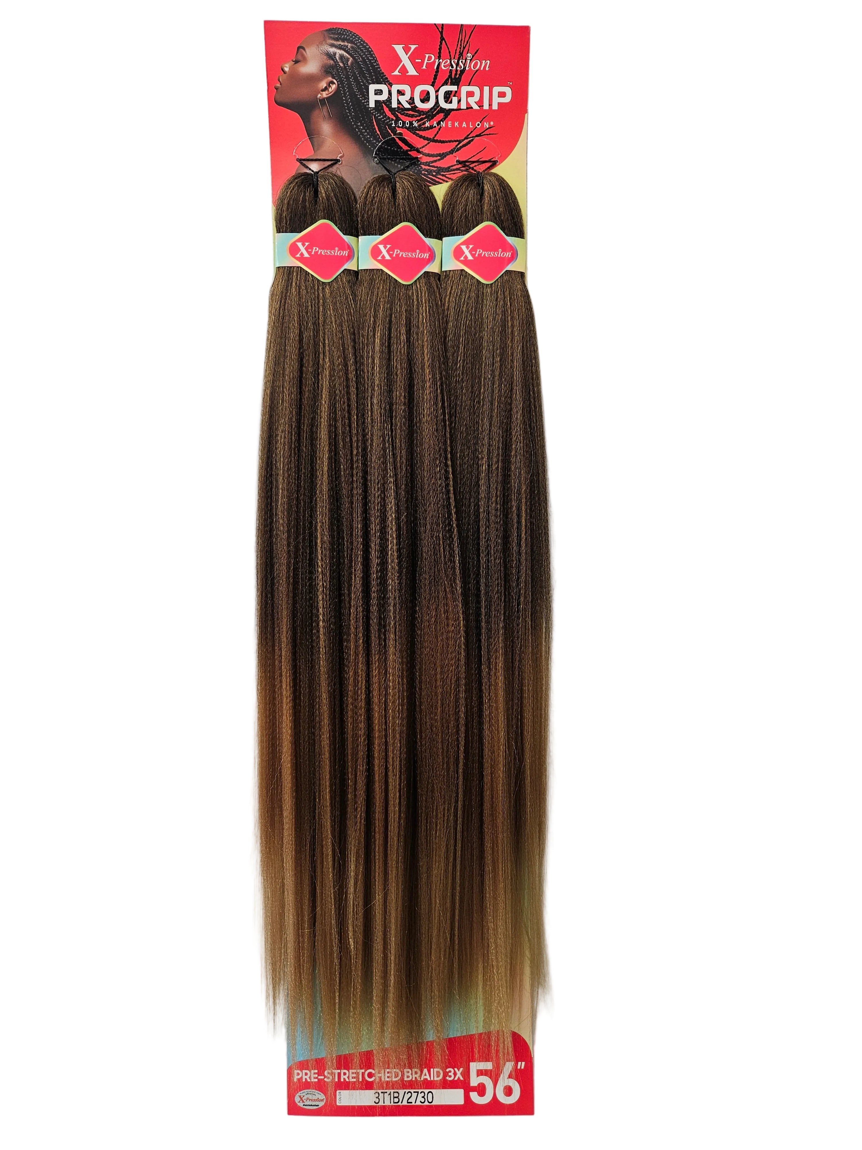 Outre Braid: X-Pression ProGrip 100% Kanekalon Premium Process 56''