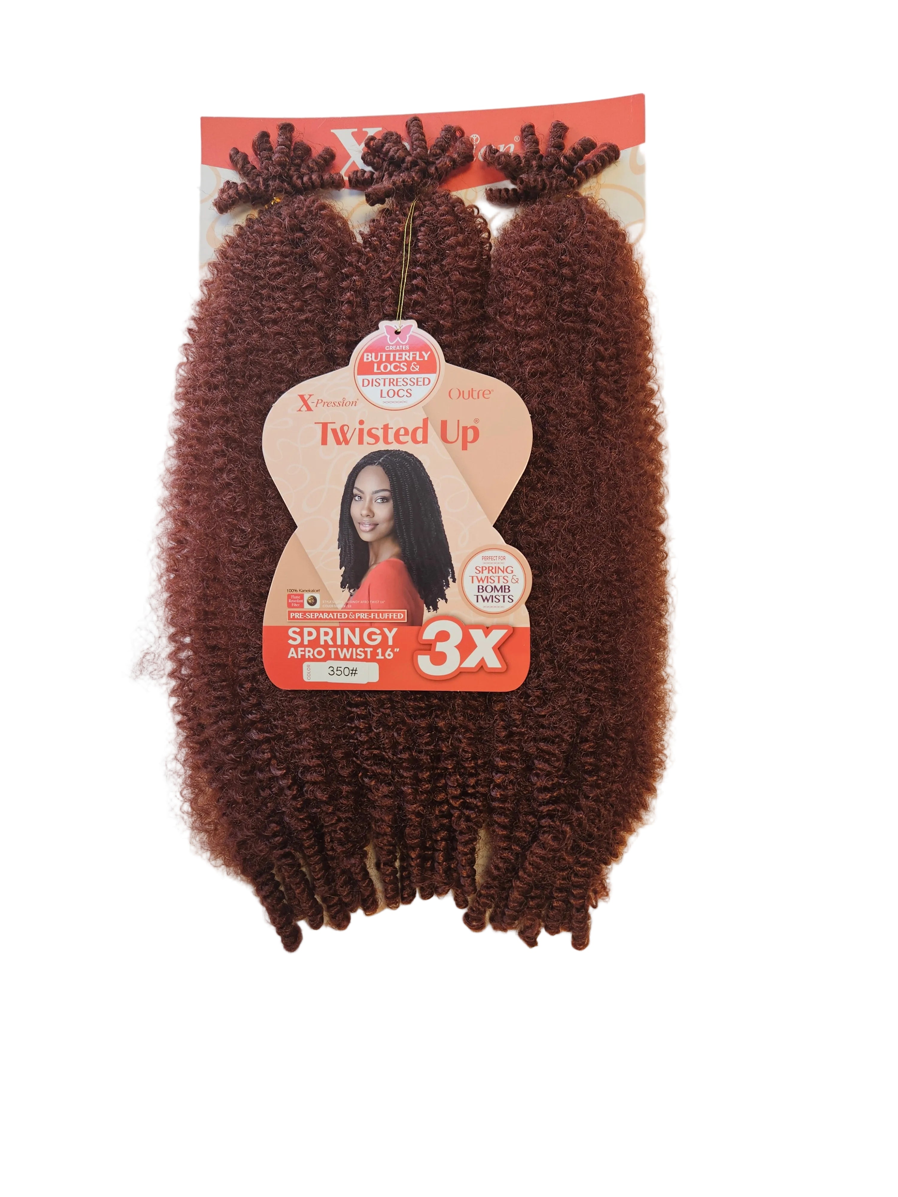 Outre Butterfly Locs &Distressed Locs Twisted UP