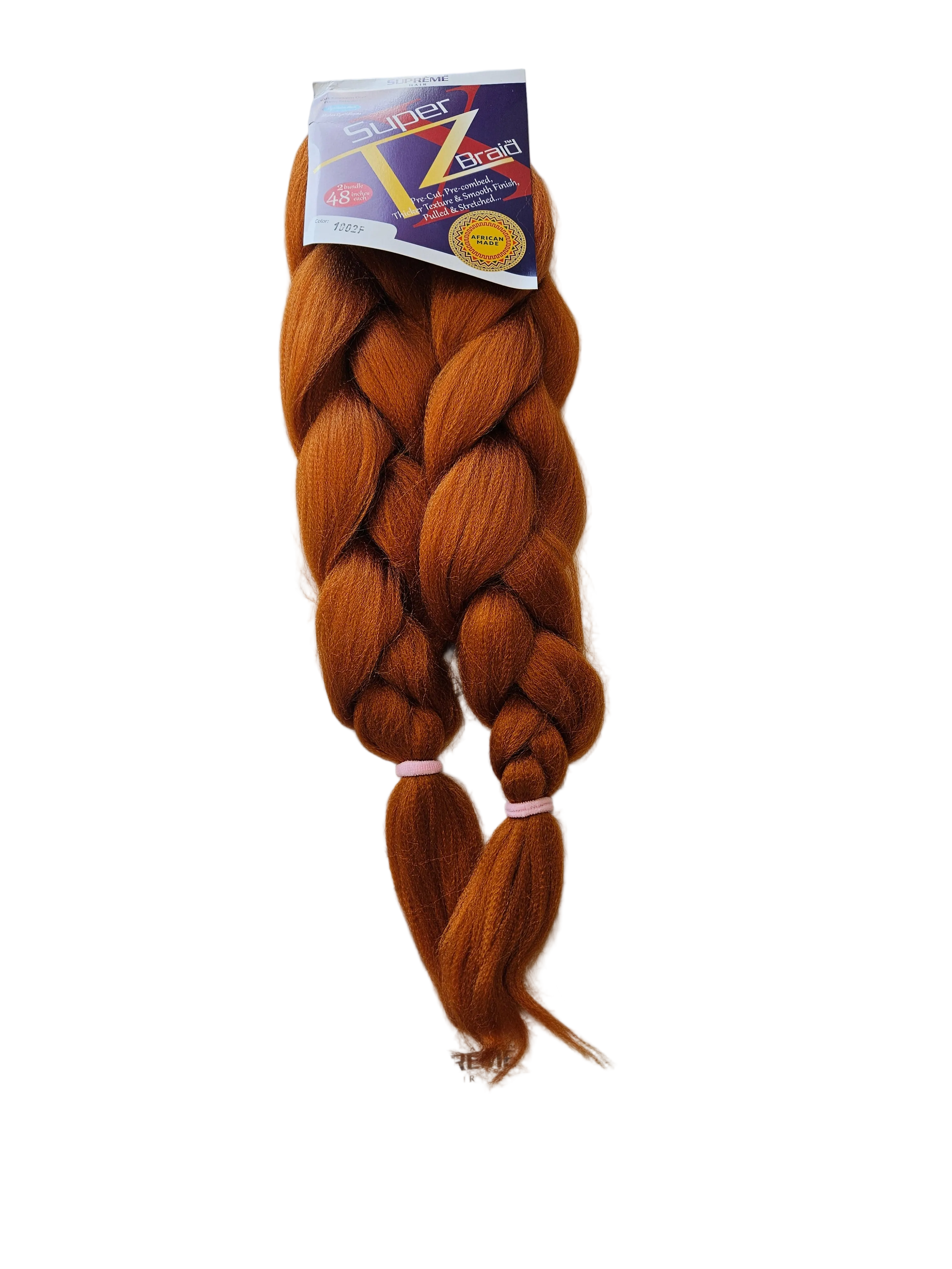 Supreme Hair Super X TZ Braid - 2 Bundles (48")Color 1002F