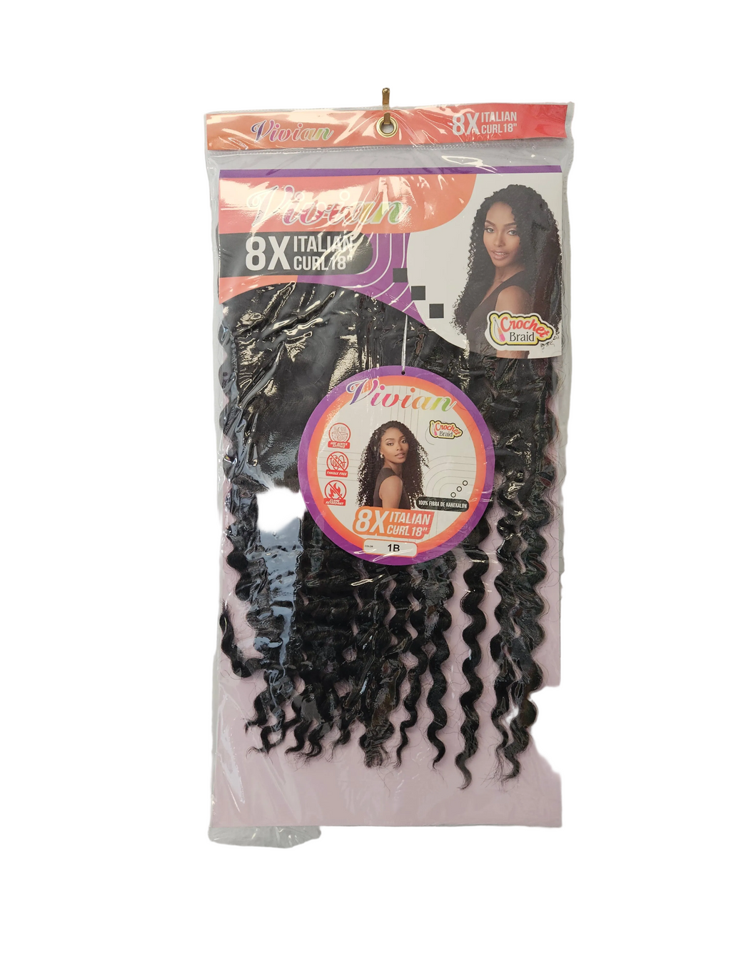 Vivian 8x Italian Curl 18"