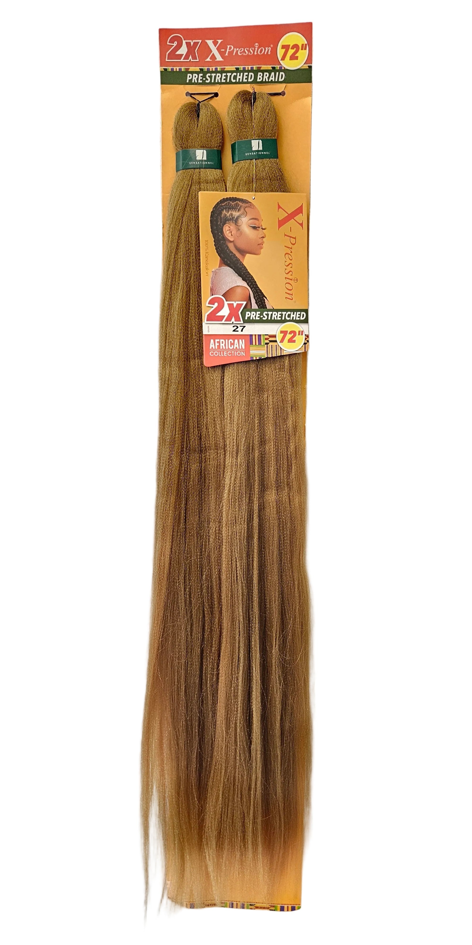 Outre X-Pression Pre-Stretched Ultra Braid - 2X 72"