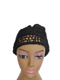 African Hair Net Caps Thick Adjustable for Sleeping, Silk Press