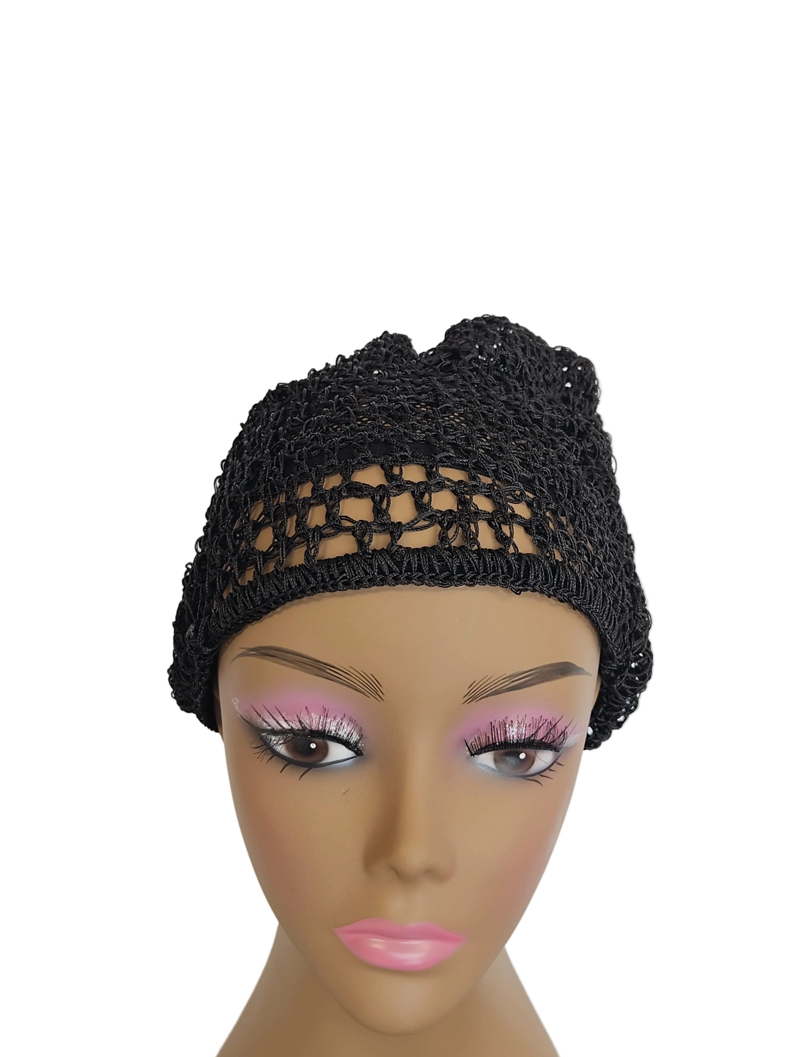 African Hair Net Caps Thick Adjustable for Sleeping, Silk Press