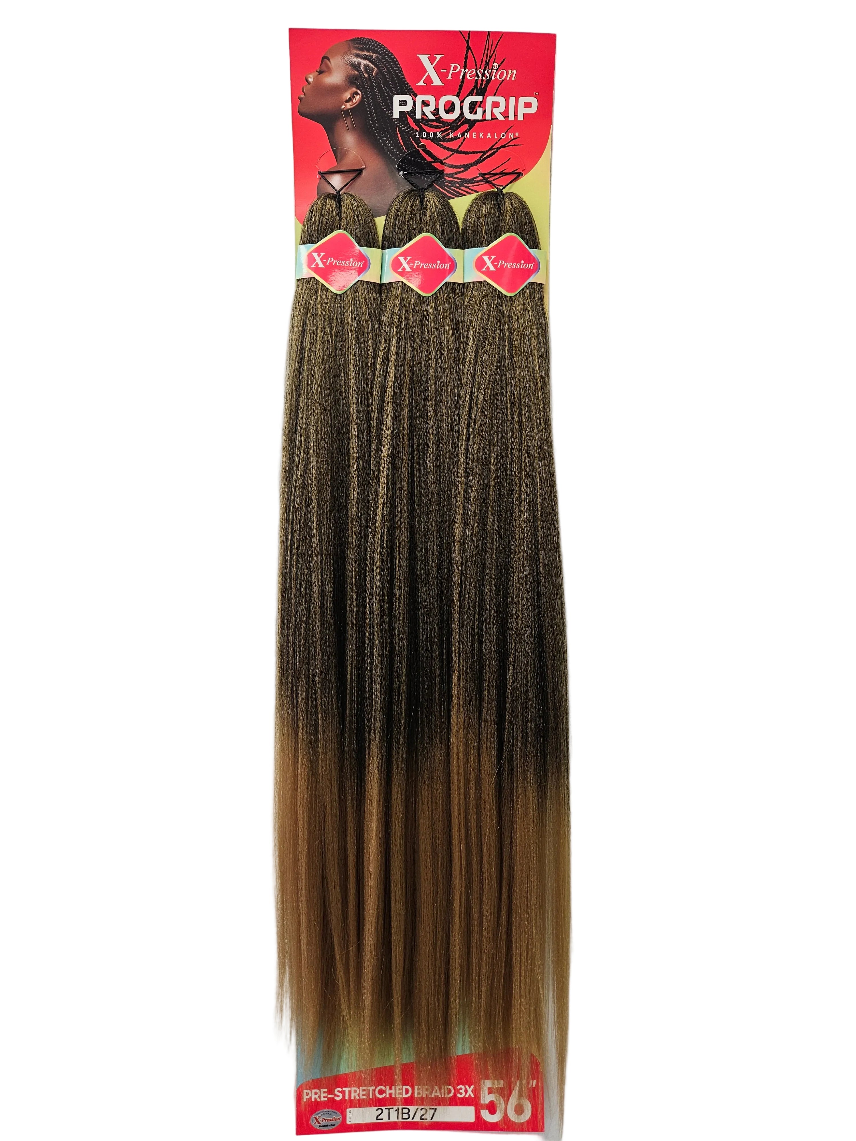Outre Braid: X-Pression ProGrip 100% Kanekalon Premium Process 56''