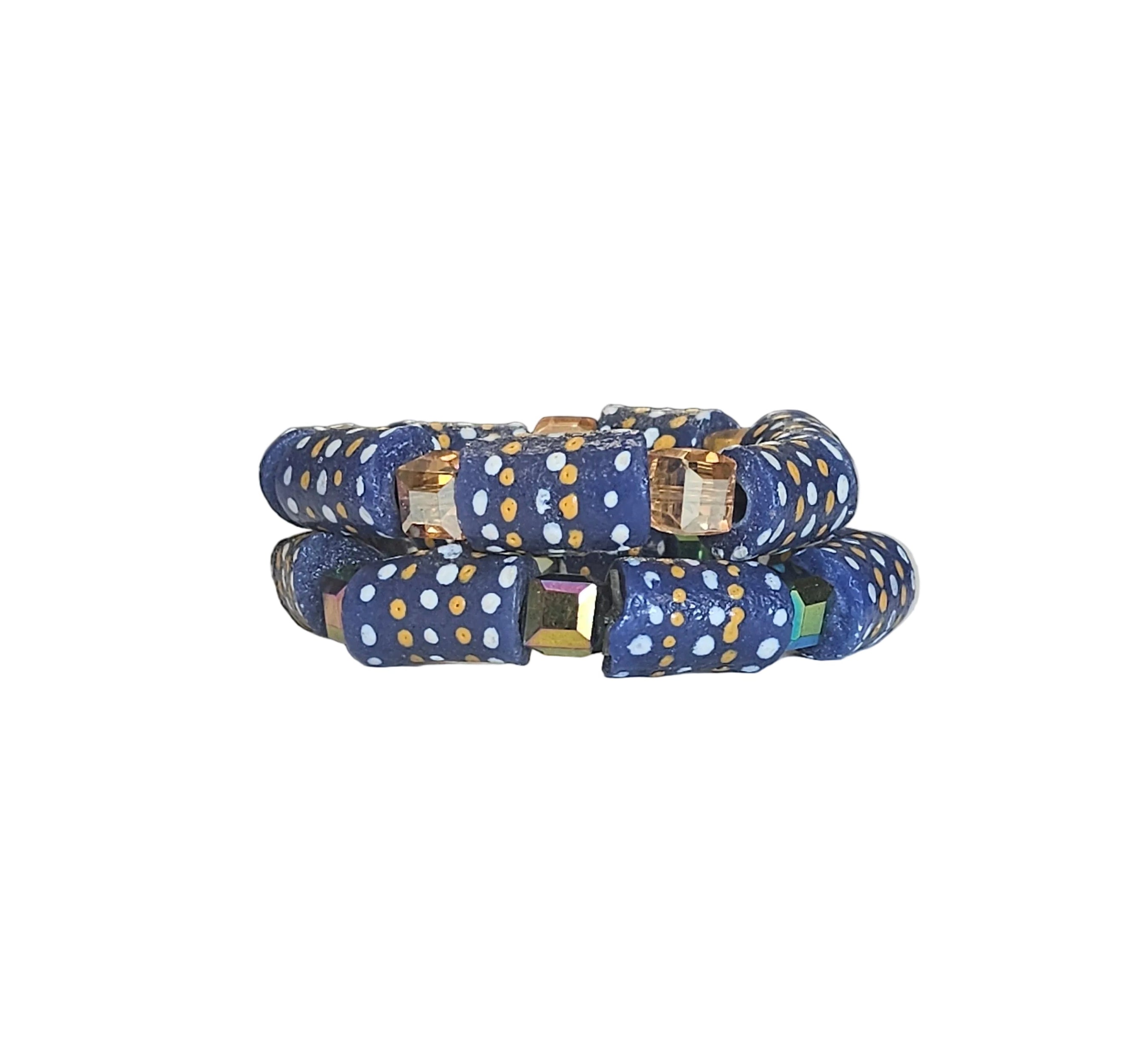 Handmade African beads[Two piece]