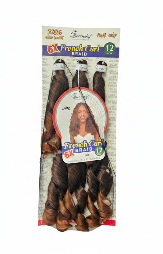 French Curls Braid 6X 12"