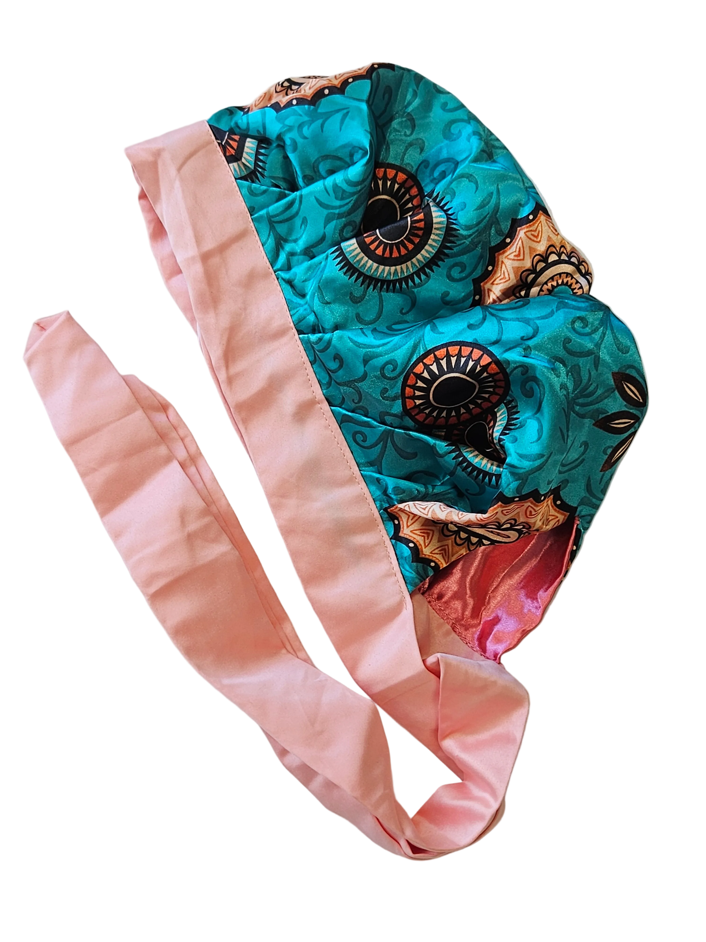 Premium Double-Layer Satin Hair Bonnet for Sleeping Large Size.
