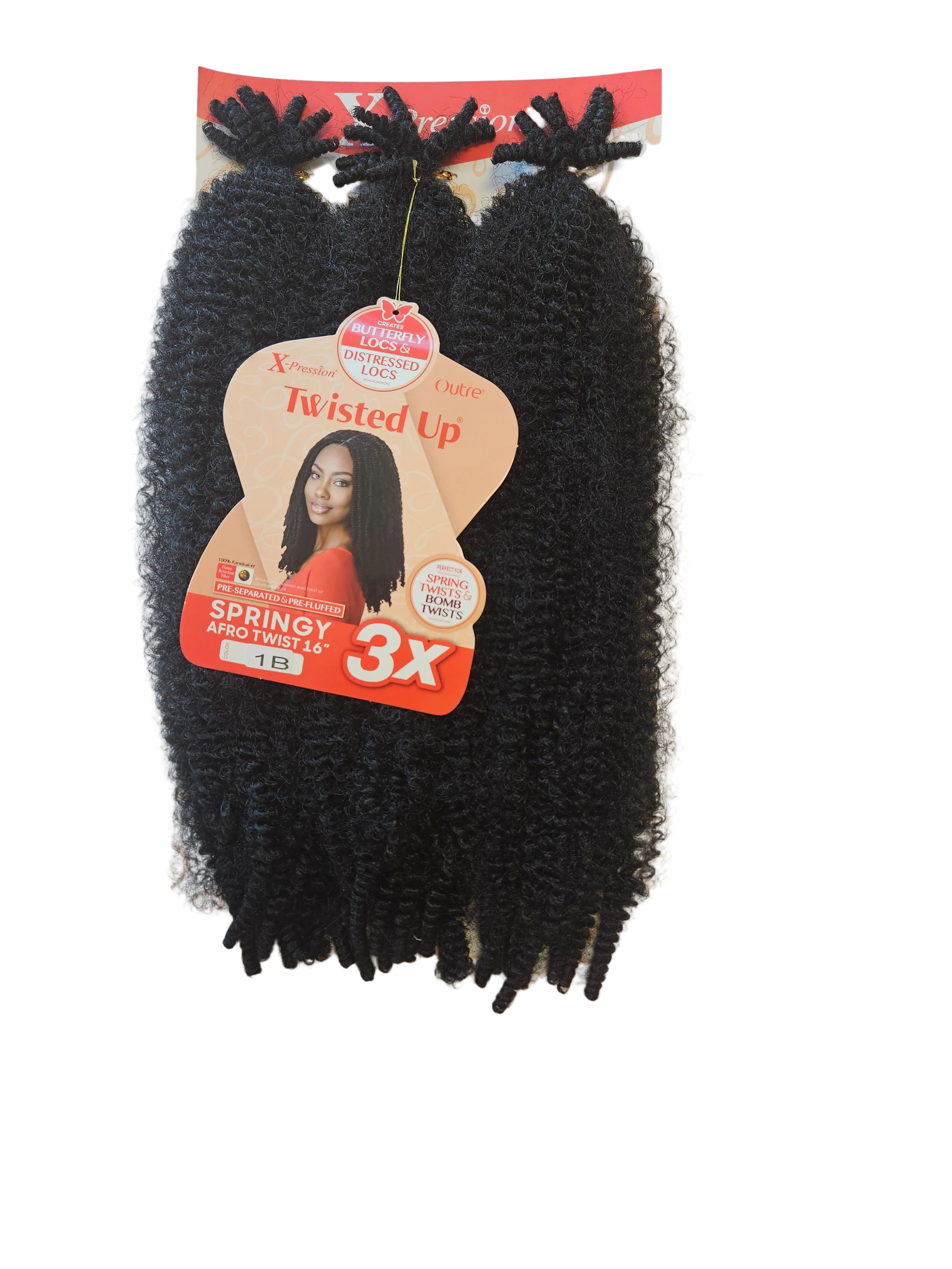 Outre Butterfly Locs &Distressed Locs Twisted UP