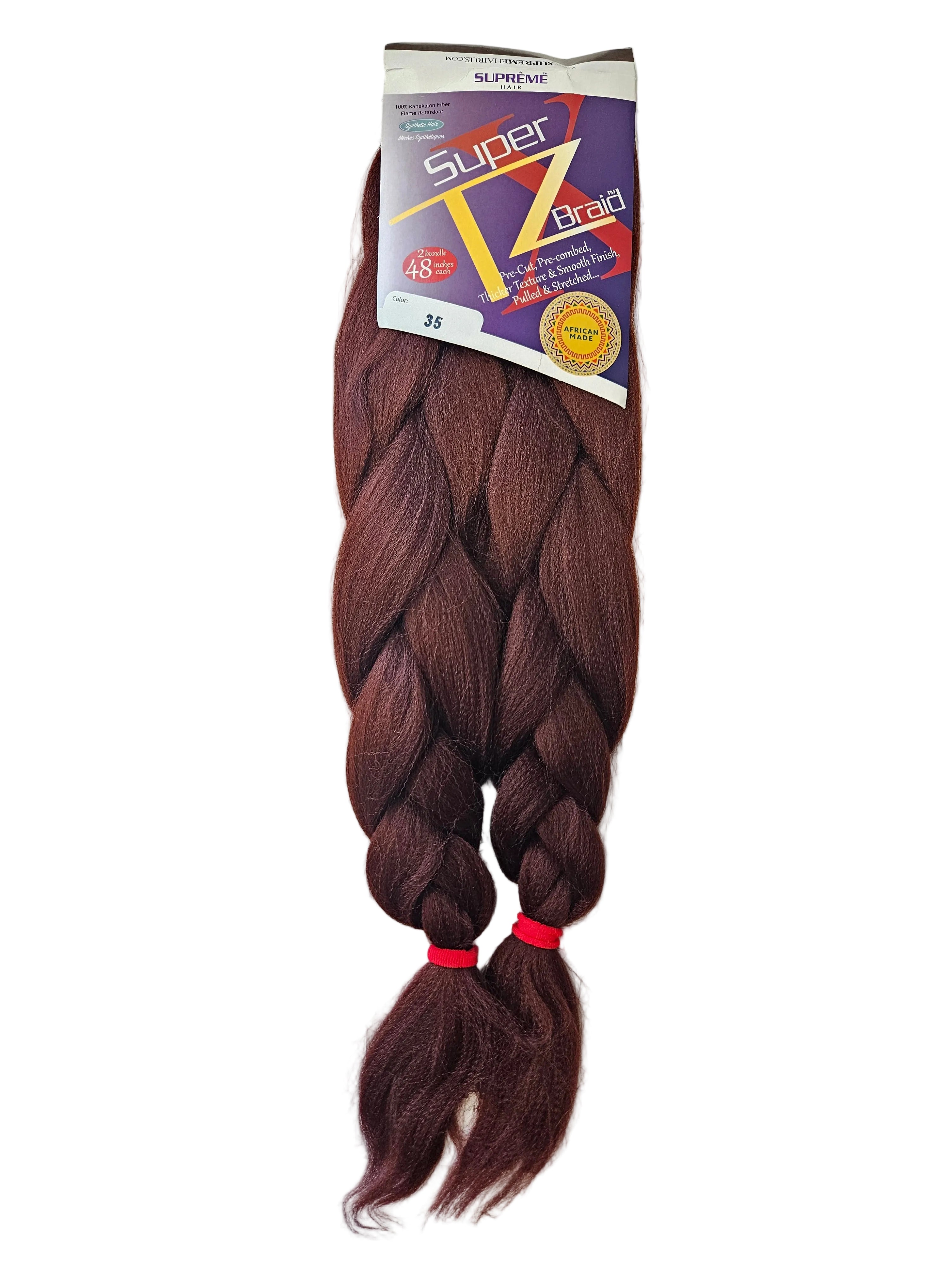 Supreme Hair Super X TZ Braid - 2 Bundles (48")