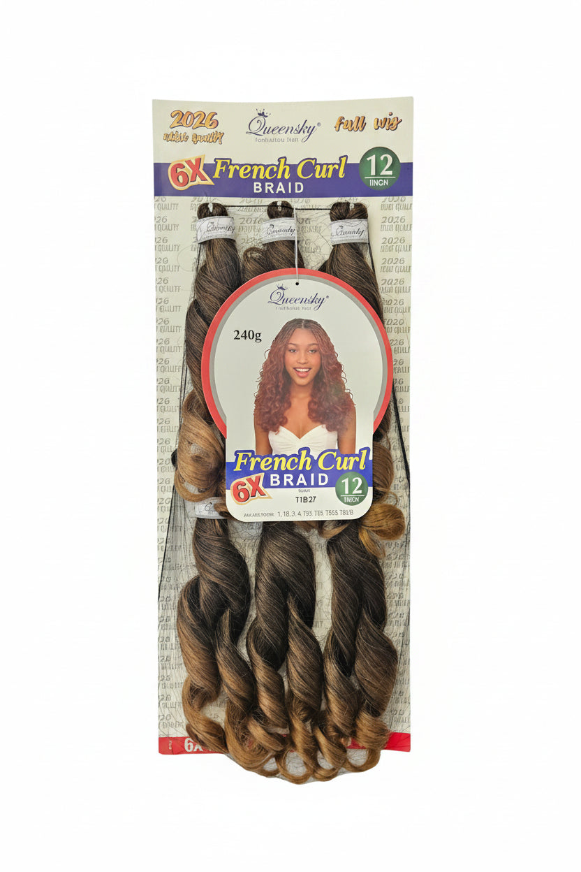 French Curls Braid 6X 12"