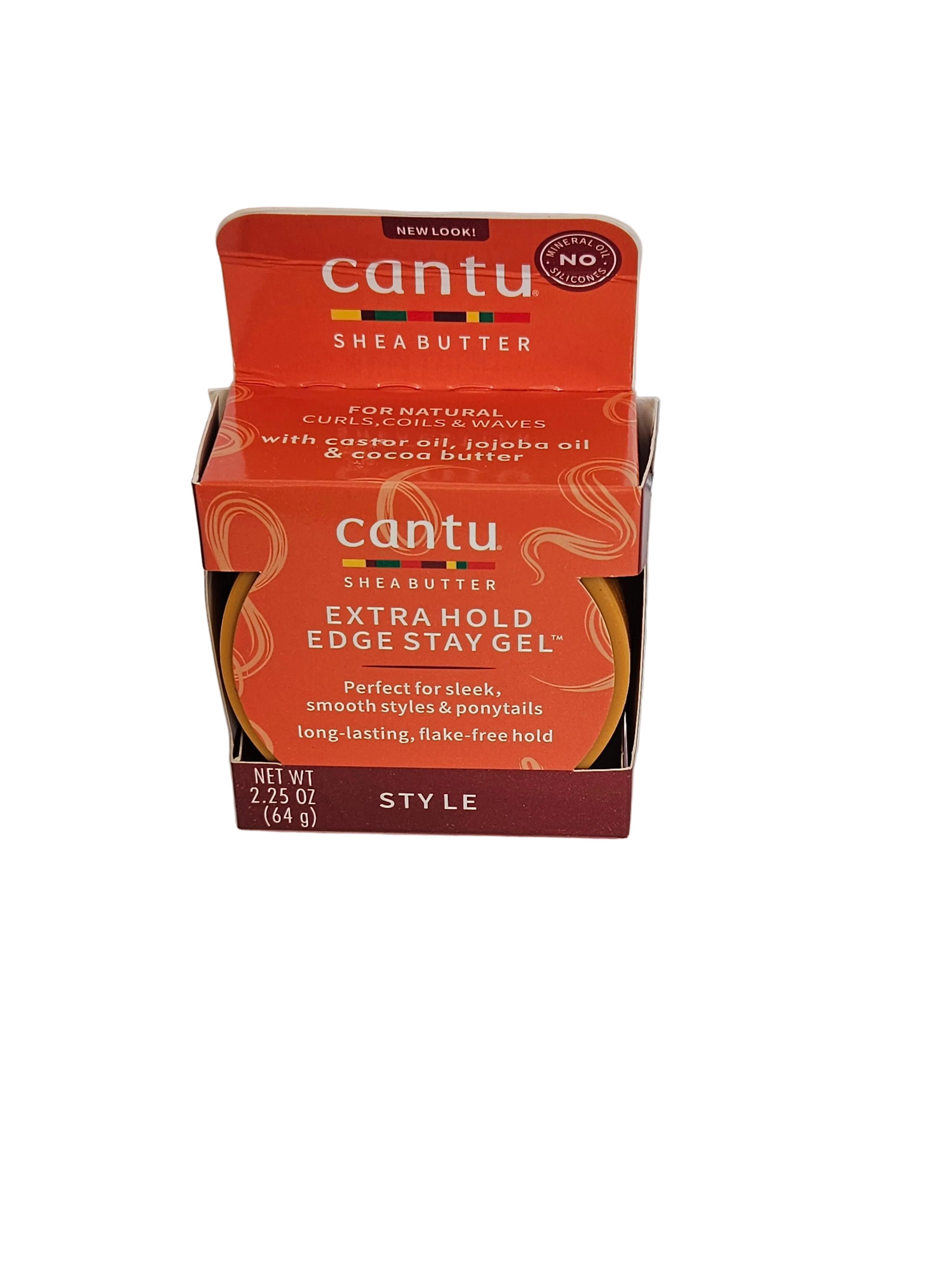 CANTU SHEA BUTTER EXTA HOLD EDGE STAY GEL.