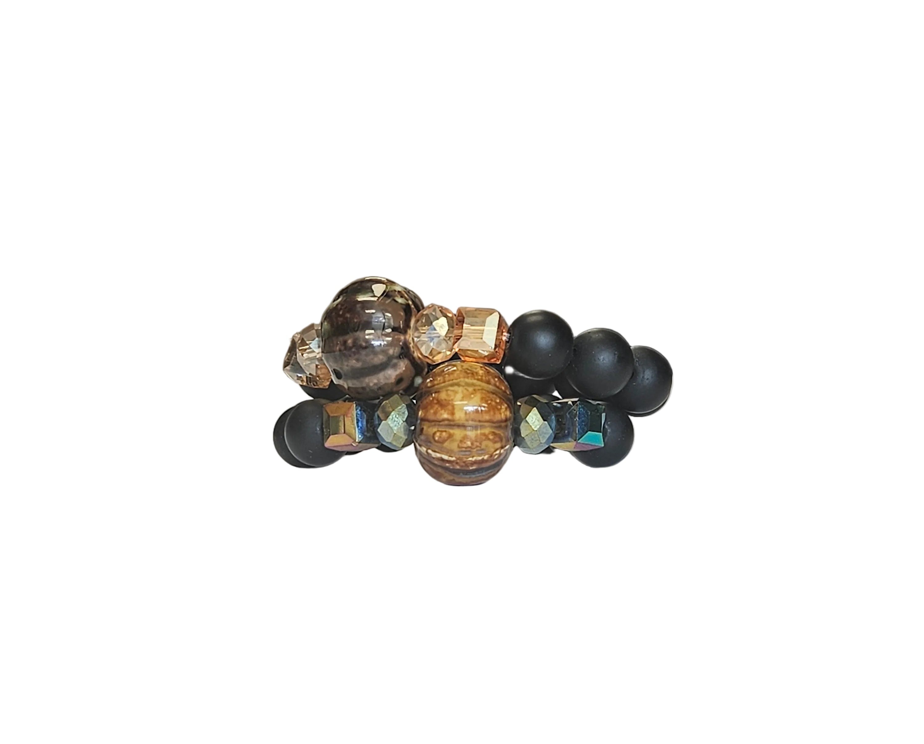Handmade African beads[Two piece]