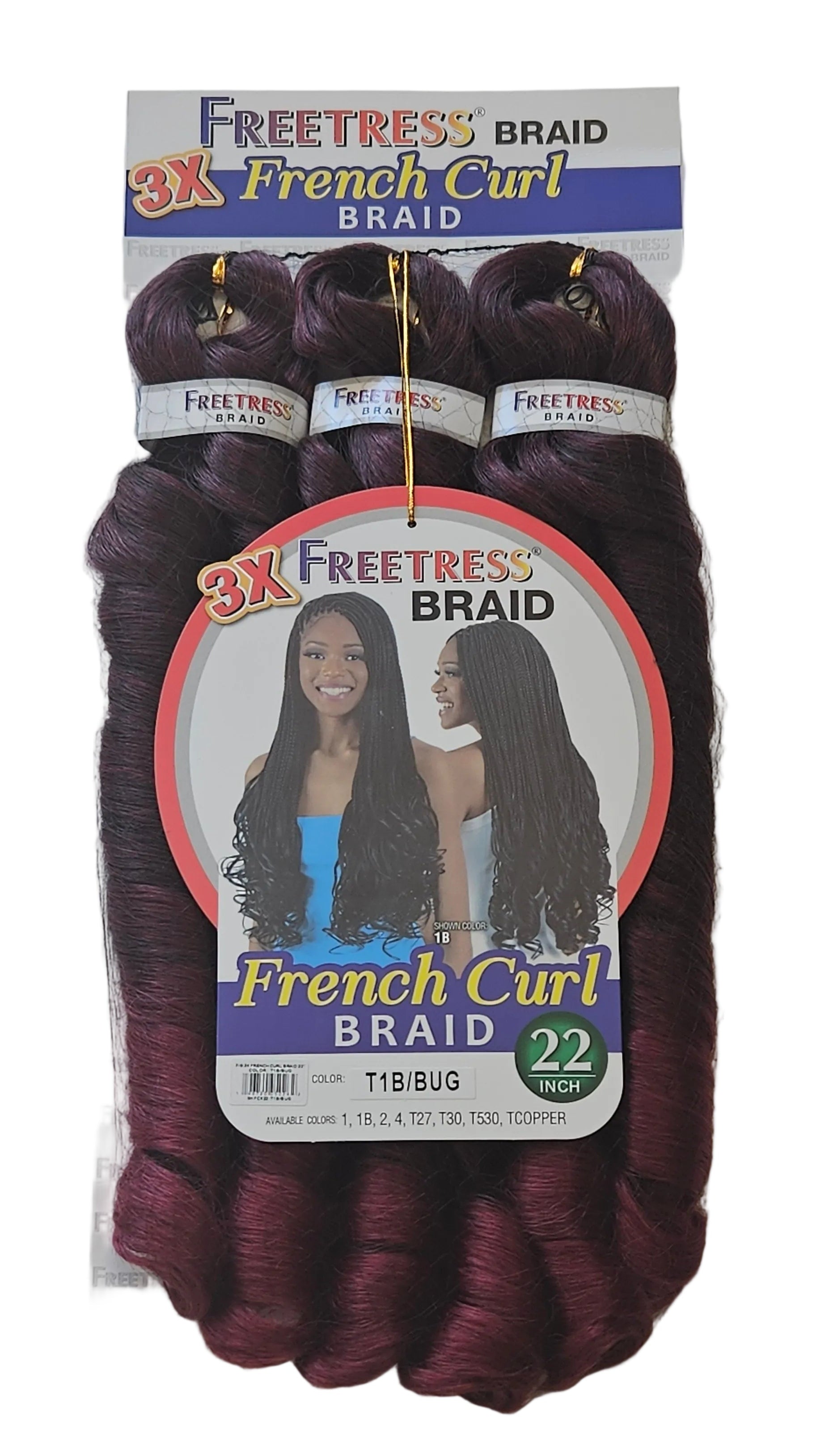 SHAKE-N-GO Freetress Braid 3X French Curl