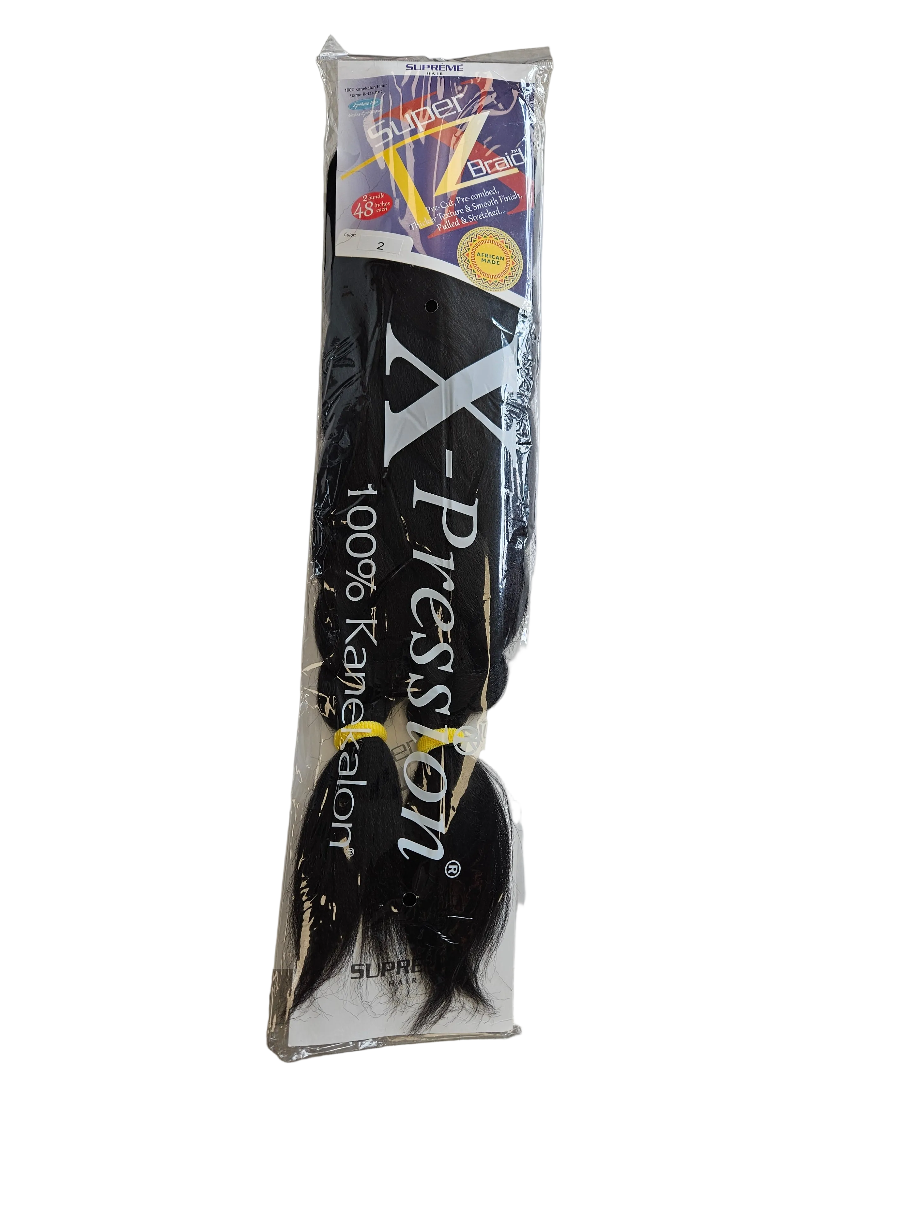 Supreme Hair Super X TZ Braid - 2 Bundles (48")#2