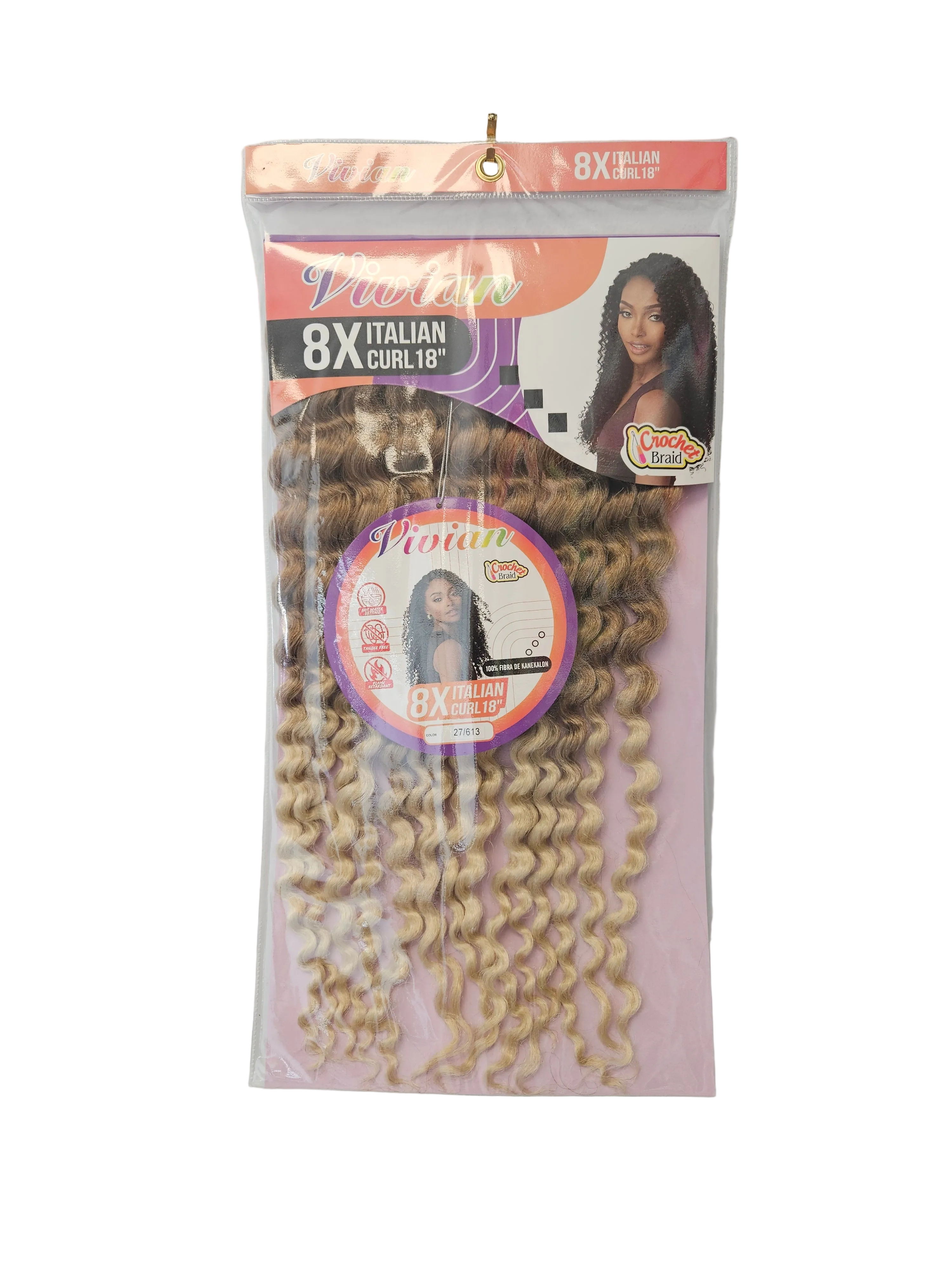 Vivian 8x Italian Curl 18"