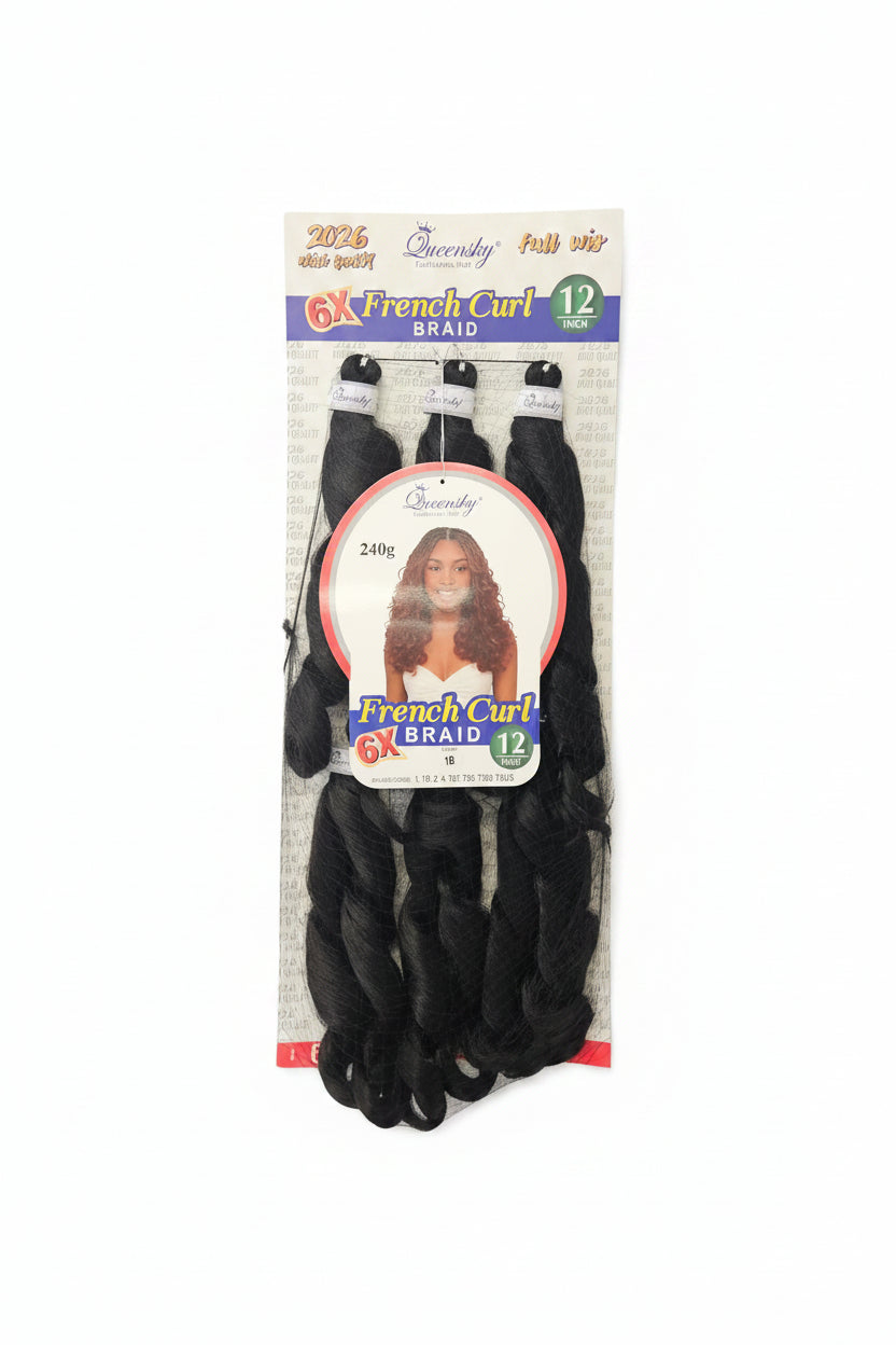 French Curls Braid 6X 12"