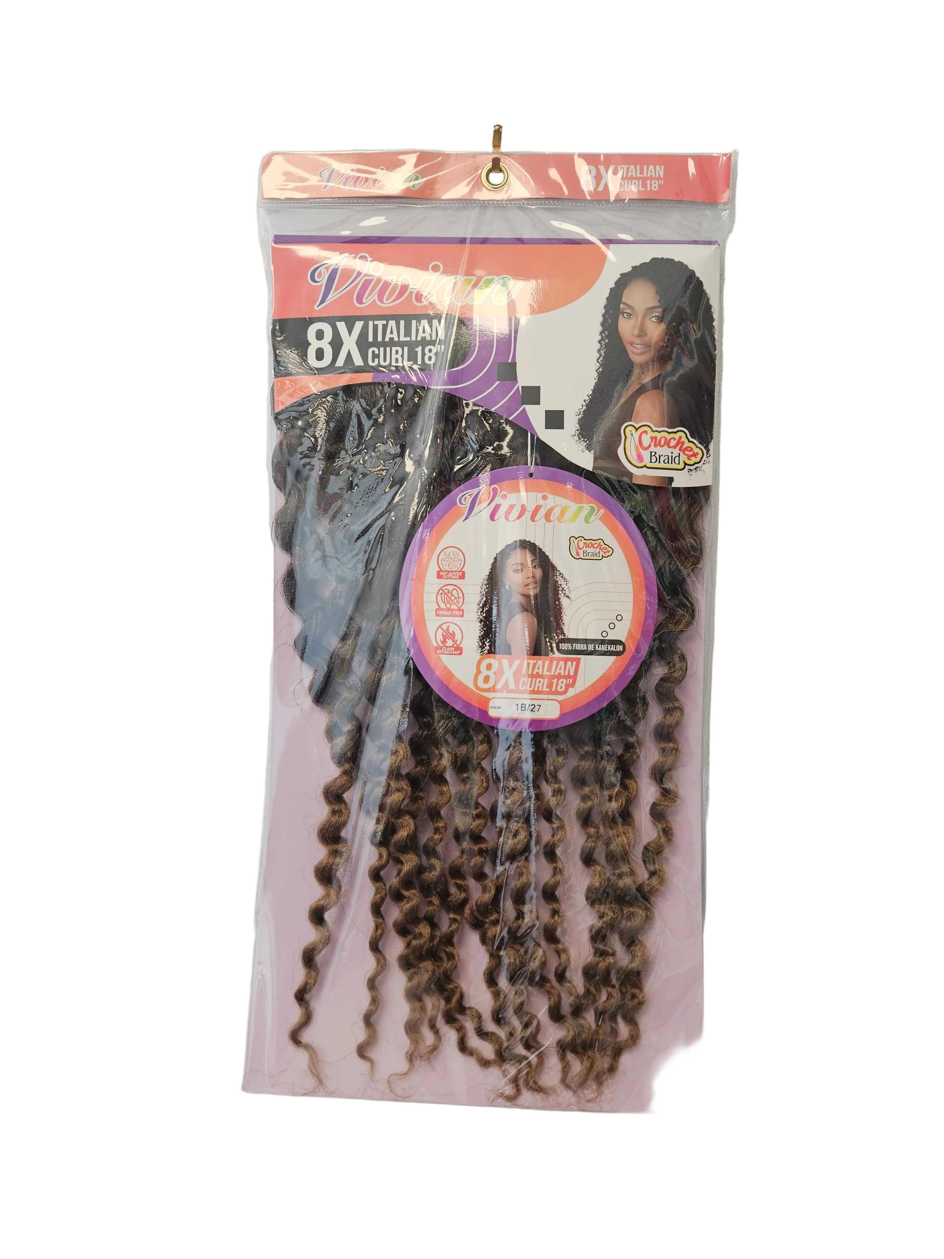 Vivian 8x Italian Curl 18"