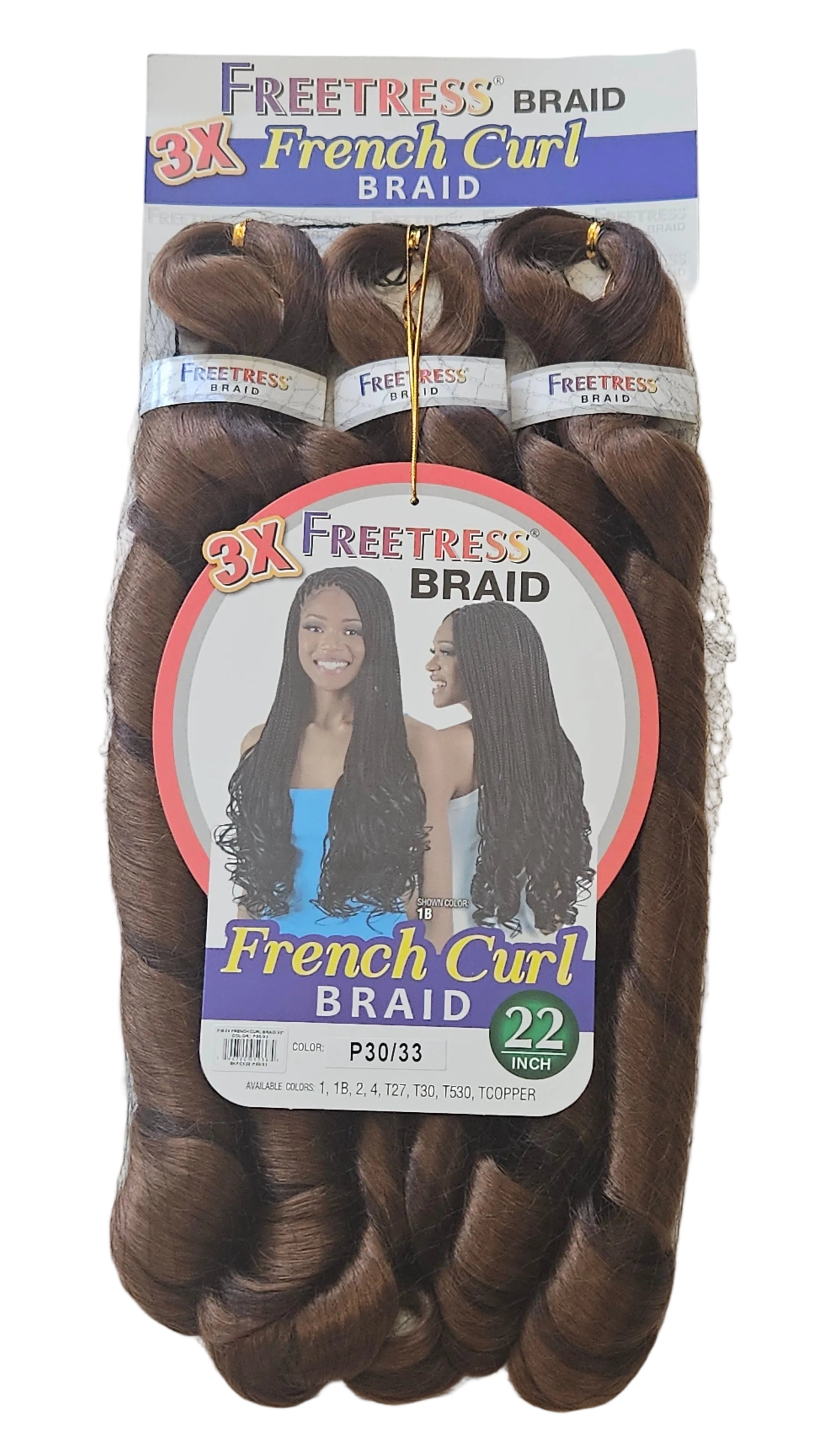 SHAKE-N-GO Freetress Braid 3X French Curl