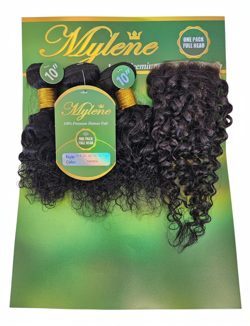 MYIENE 💯 Premium Human Hair One Pack Full Head Quality