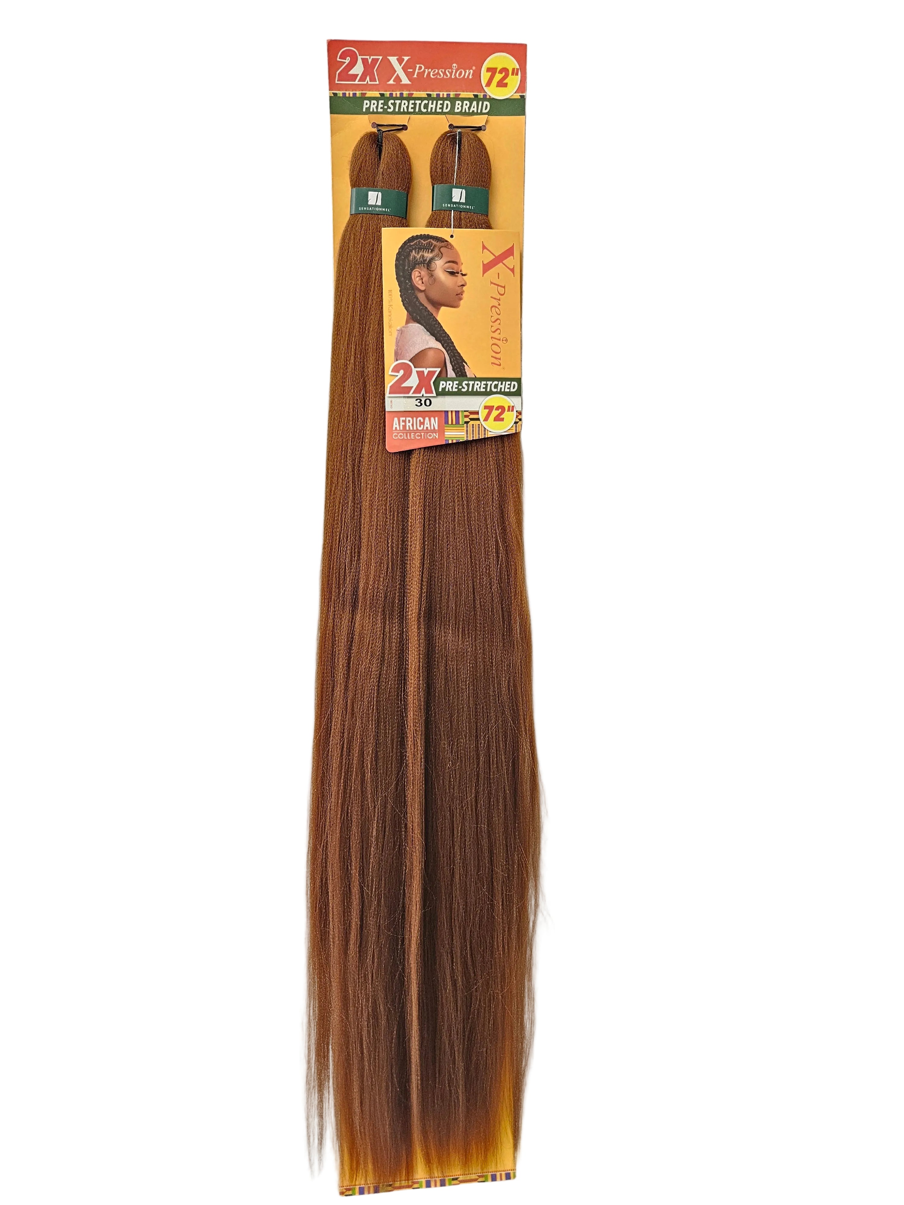 Outre X-Pression Pre-Stretched Ultra Braid - 2X 72"