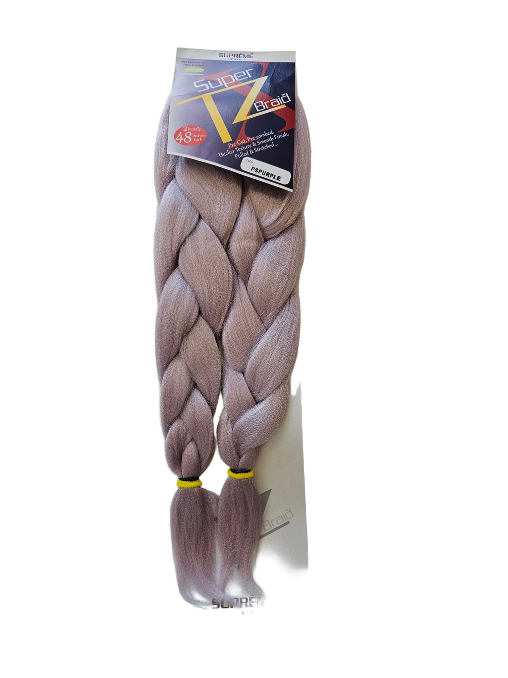 Supreme Hair Super X TZ Braid - 2 Bundles (48")Color Pspurple