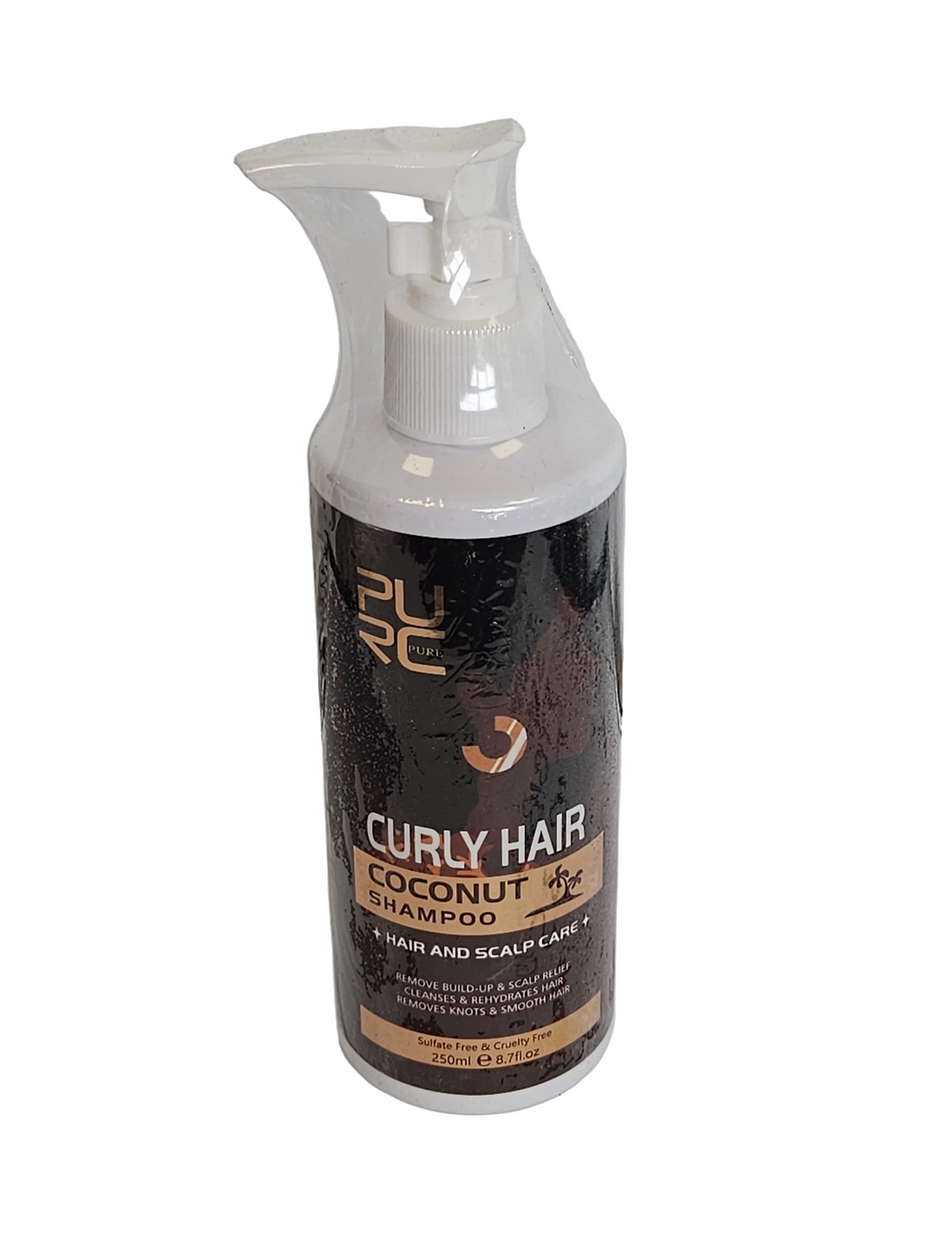 PU-RC,PURE CURLY HAIR.