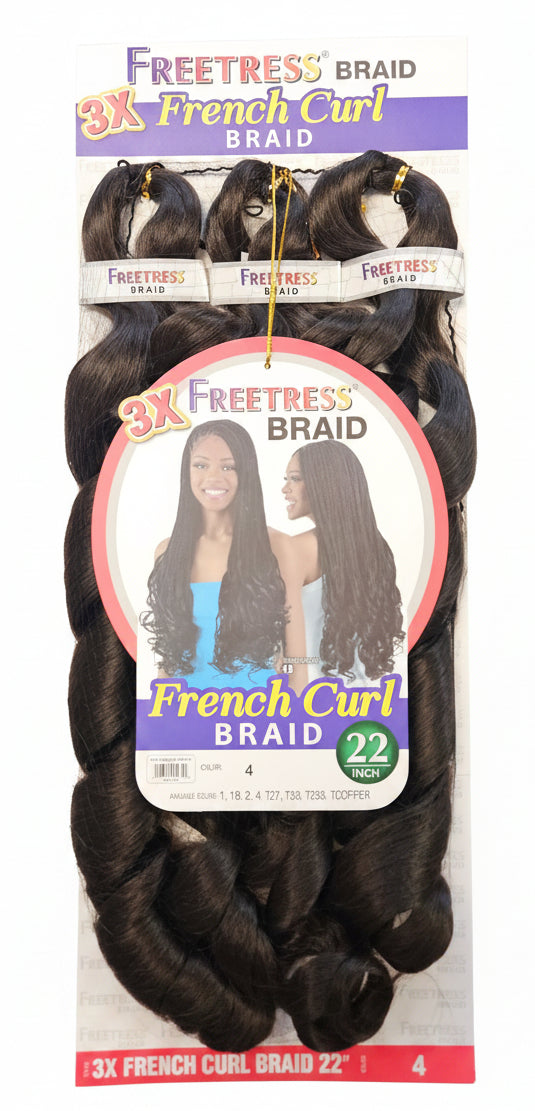 SHAKE-N-GO Freetress Braid 3X French Curl