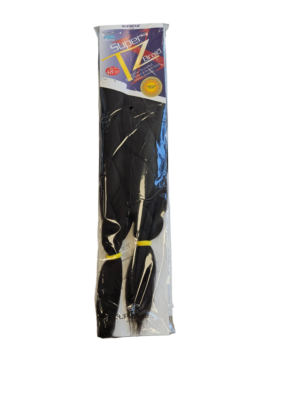 Supreme Hair Super X TZ Braid - 2 Bundles (48")4#