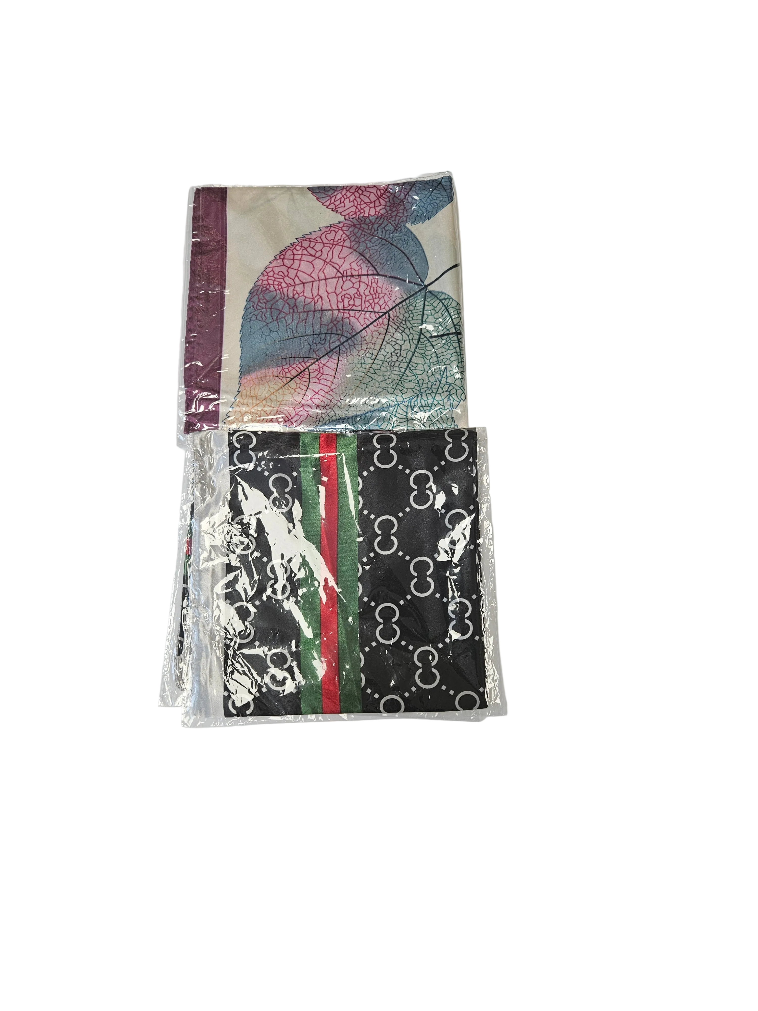 Premium Satin Hair Wrap Scarf & Edge Band 2 piece In One Pack 27.5"