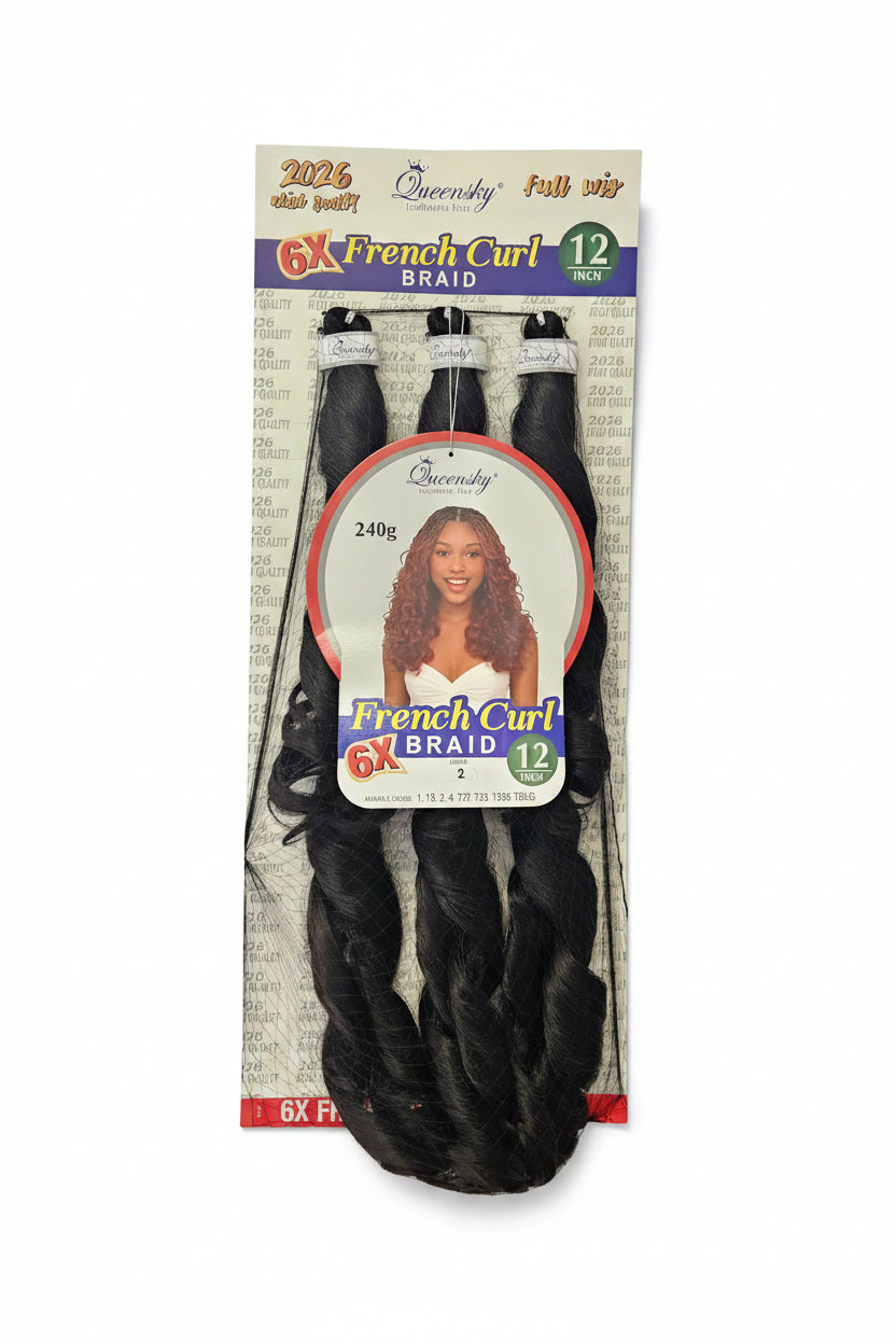 French Curls Braid 6X 12"